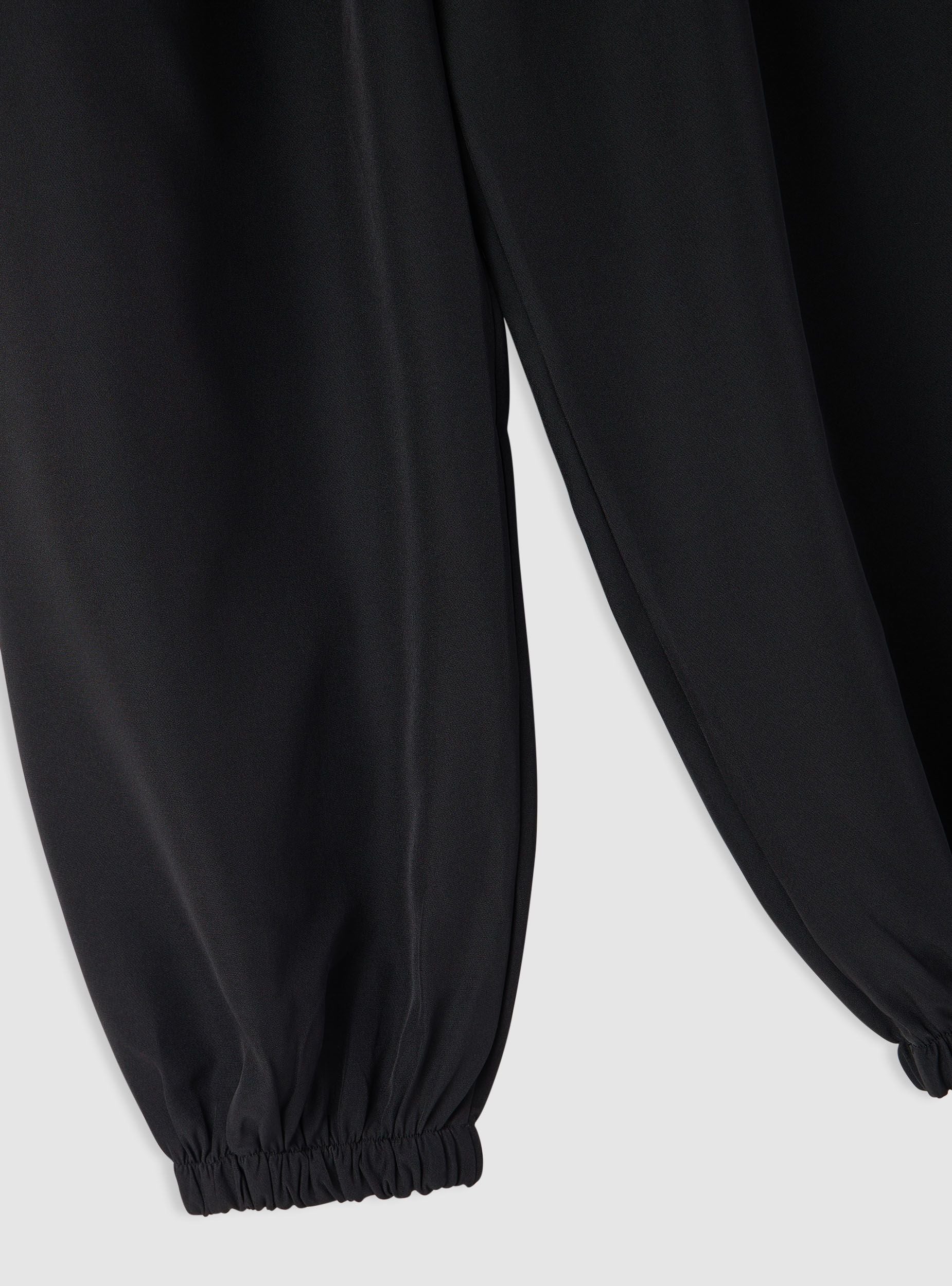 Pantaloni balloon a tinta unita - Image 6