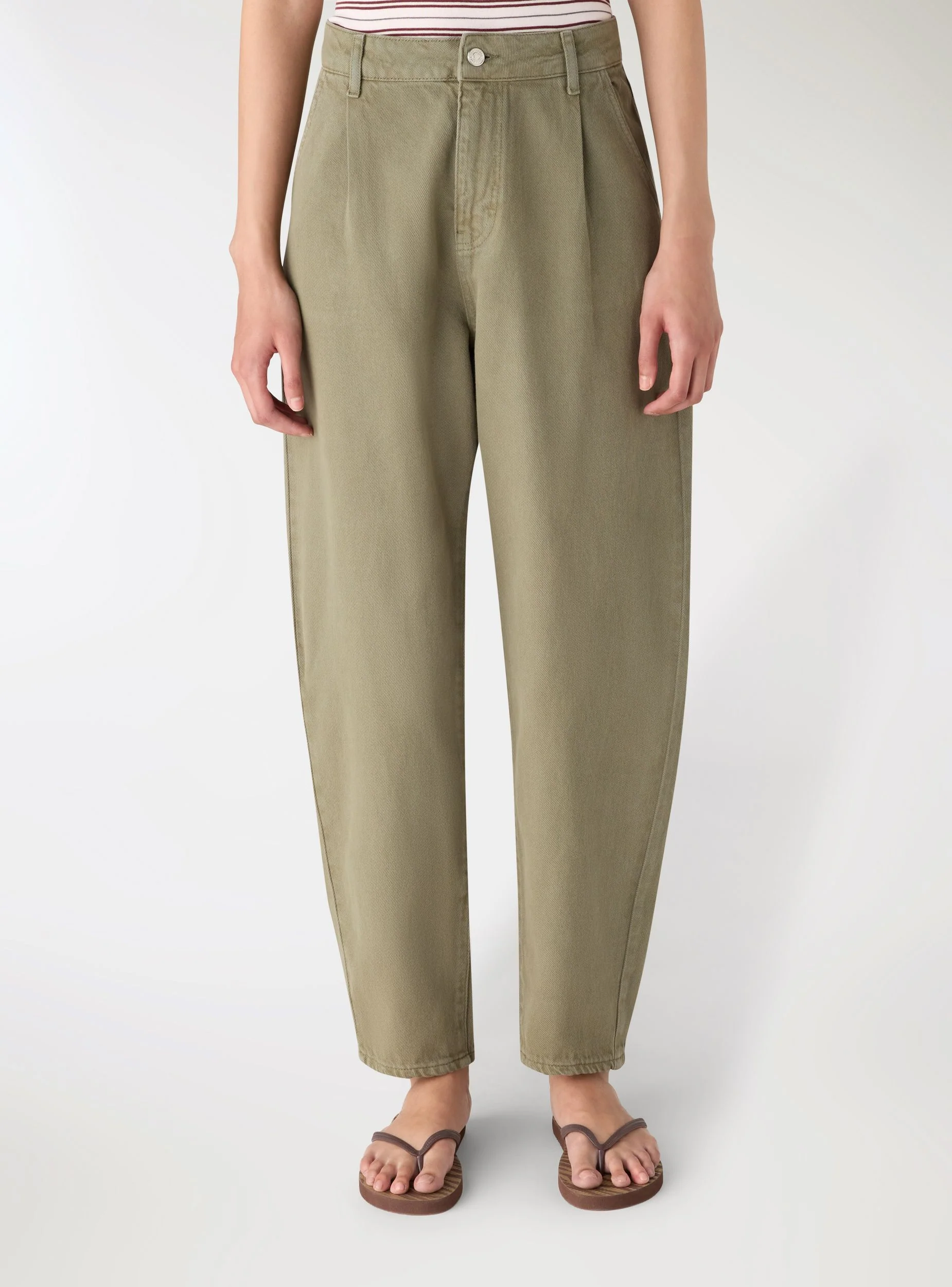 Pantaloni balloon con tasche alla francese - Image 2