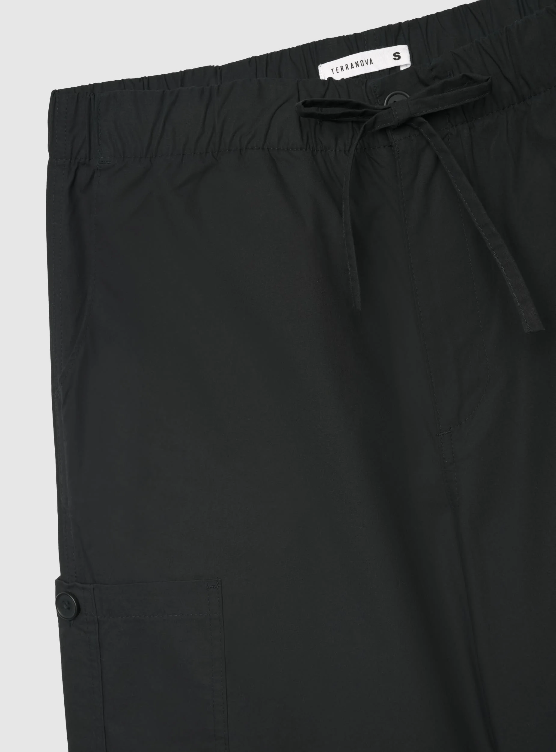 Pantaloni cargo a tinta unita - Image 5