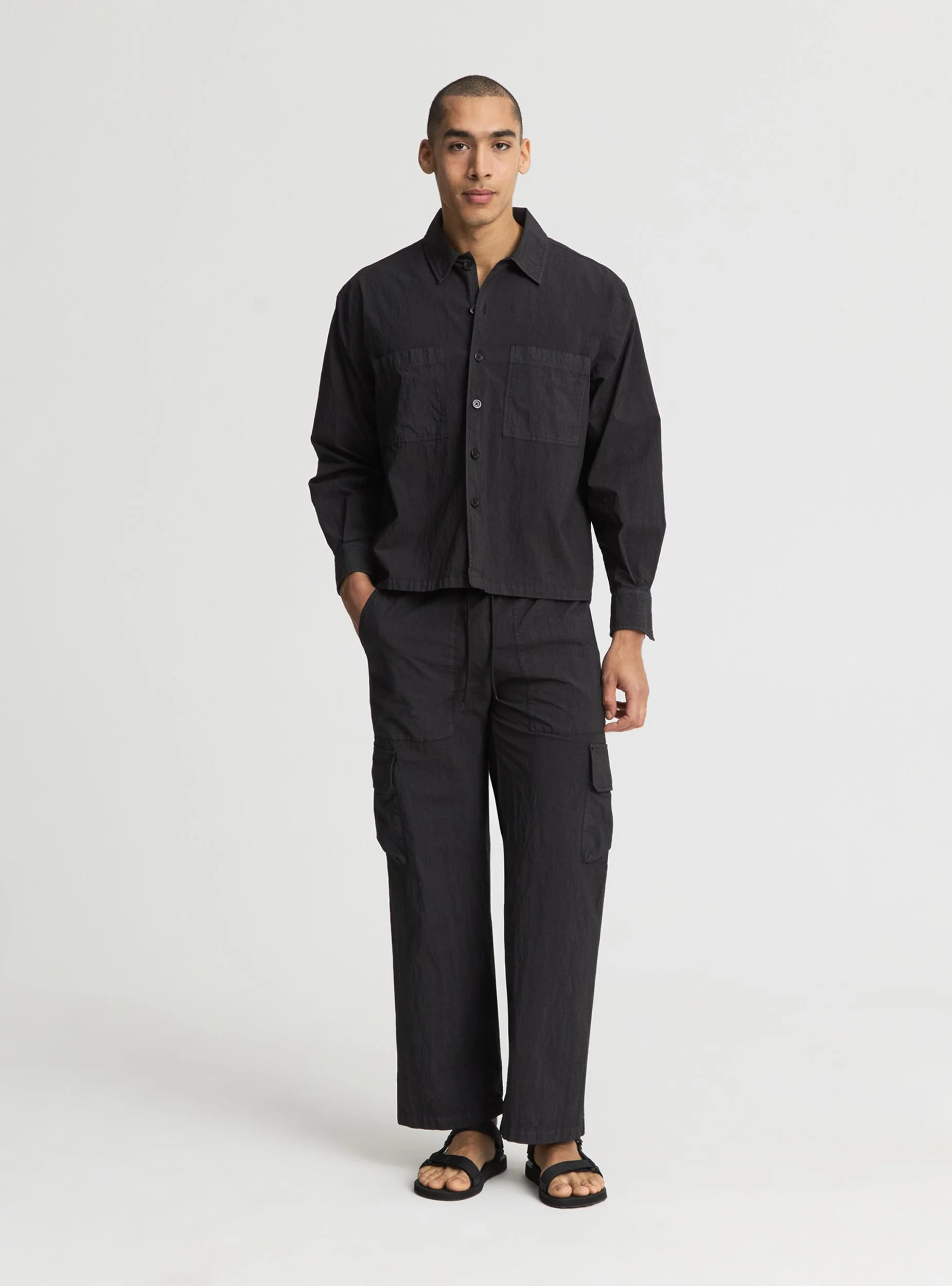 Pantaloni cargo con coulisse - Image 4