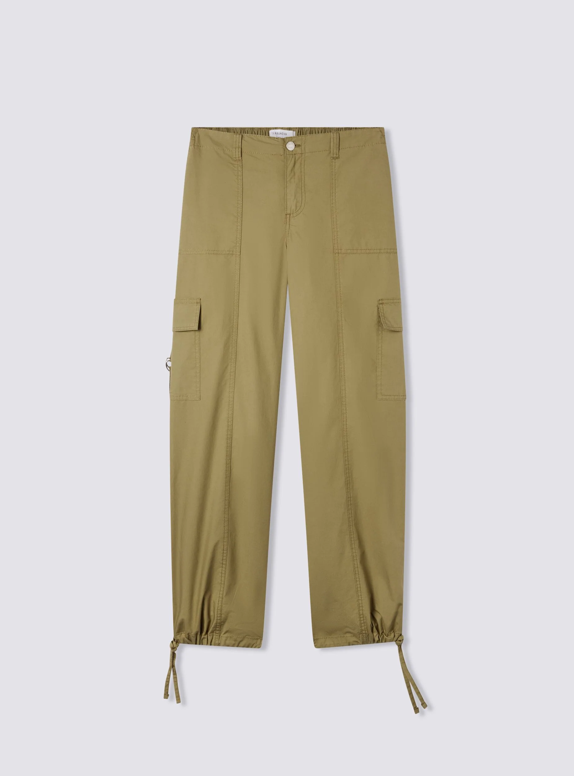 Pantaloni cargo con coulisse sul fondo - Image 7