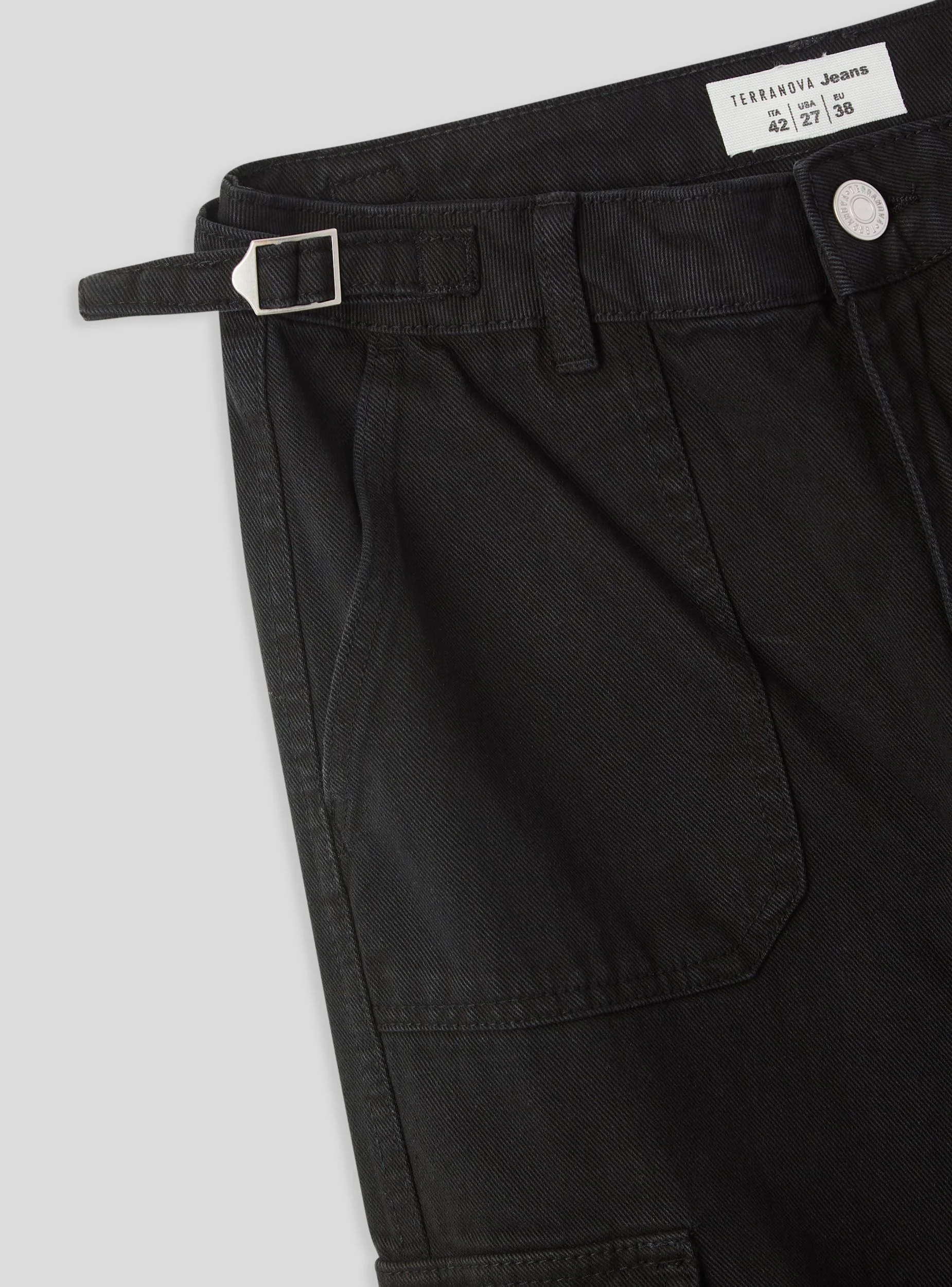 Pantaloni cargo con fascette regolabili - Image 4