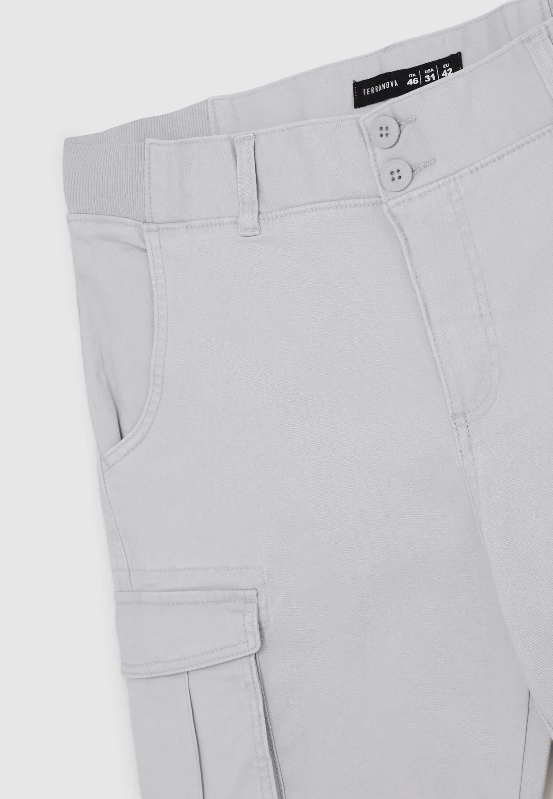 Pantaloni cargo con polsini - Image 6