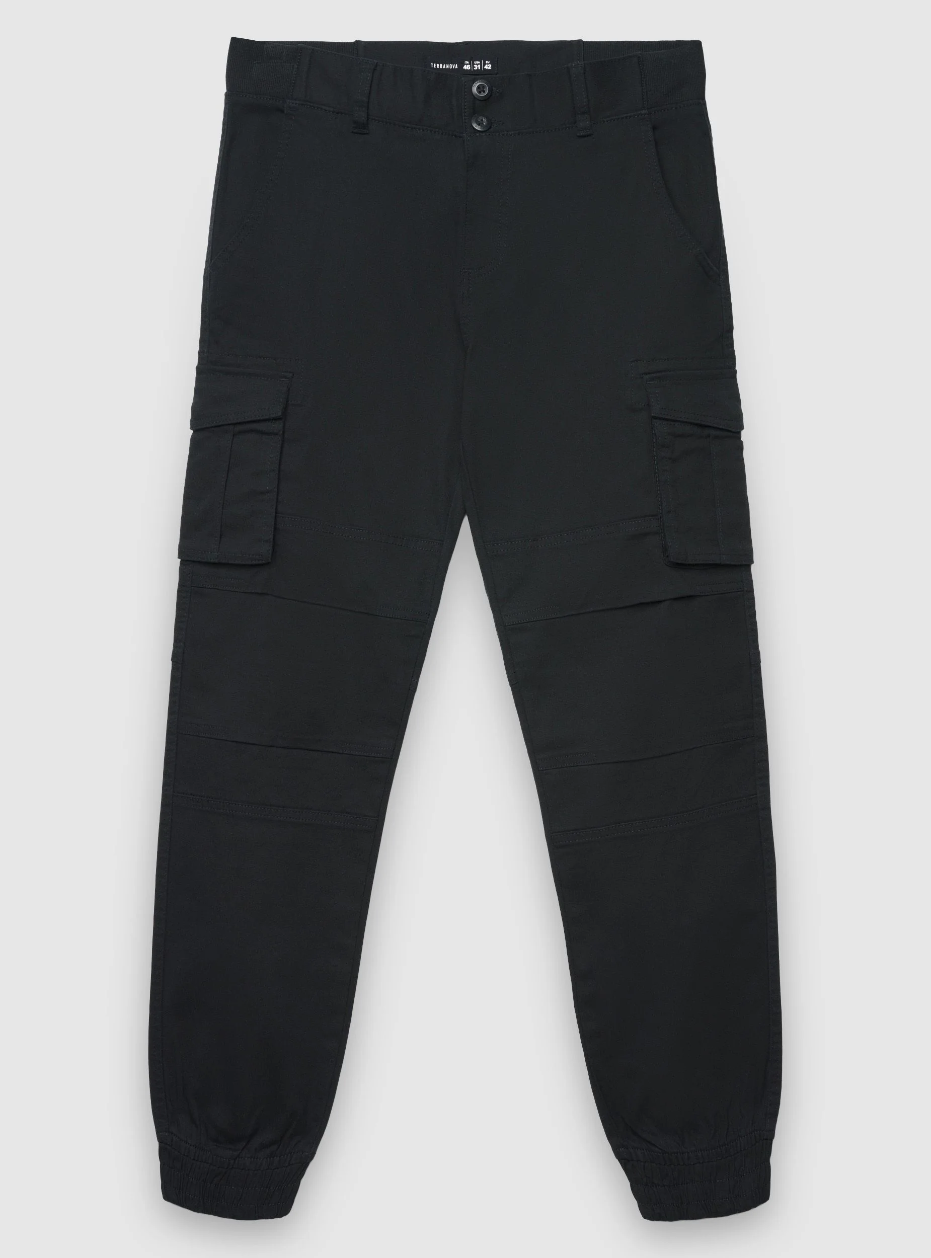Pantaloni cargo con polsino elastico - Image 5