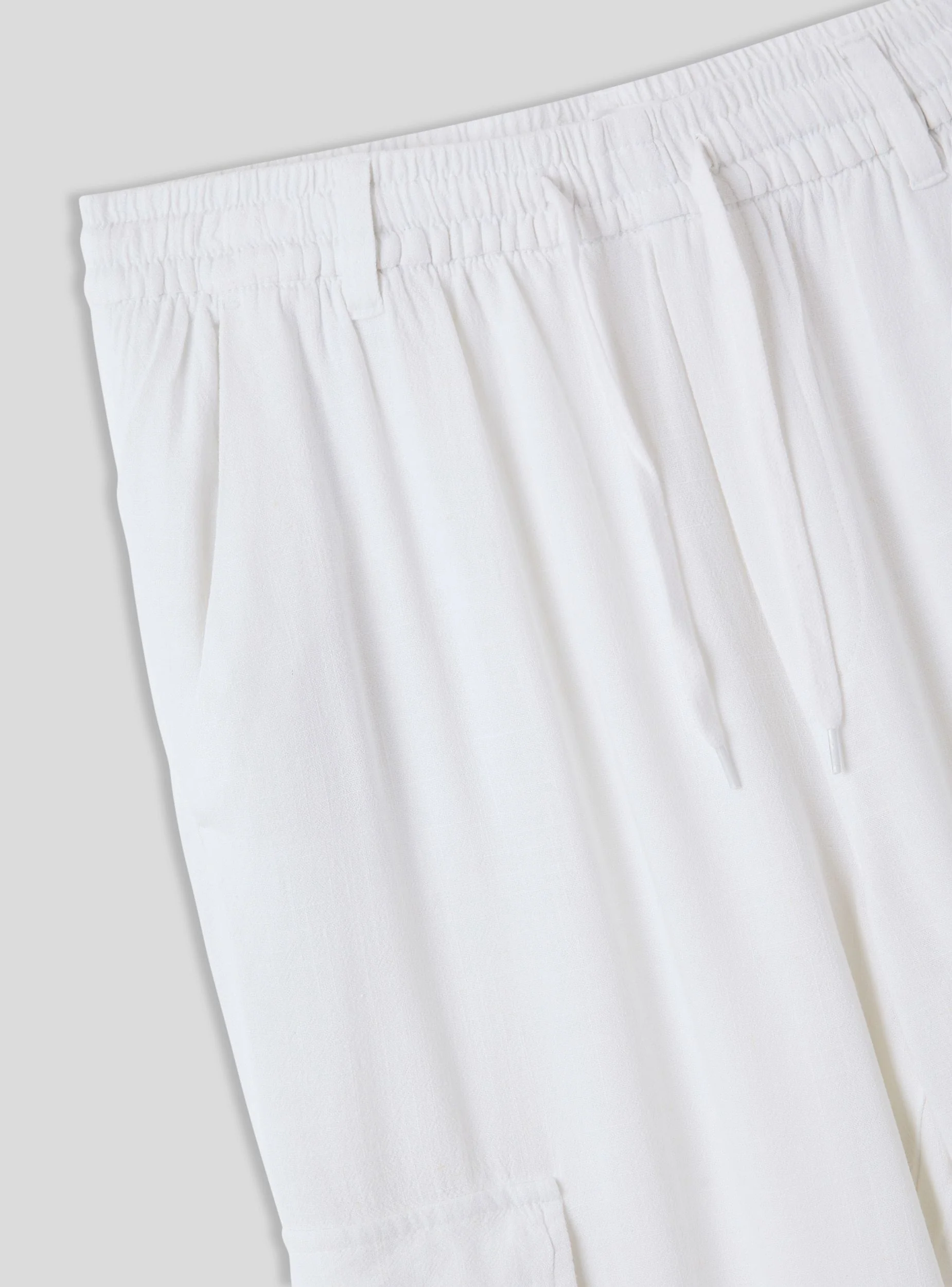 Pantaloni cargo in misto lino - Image 5