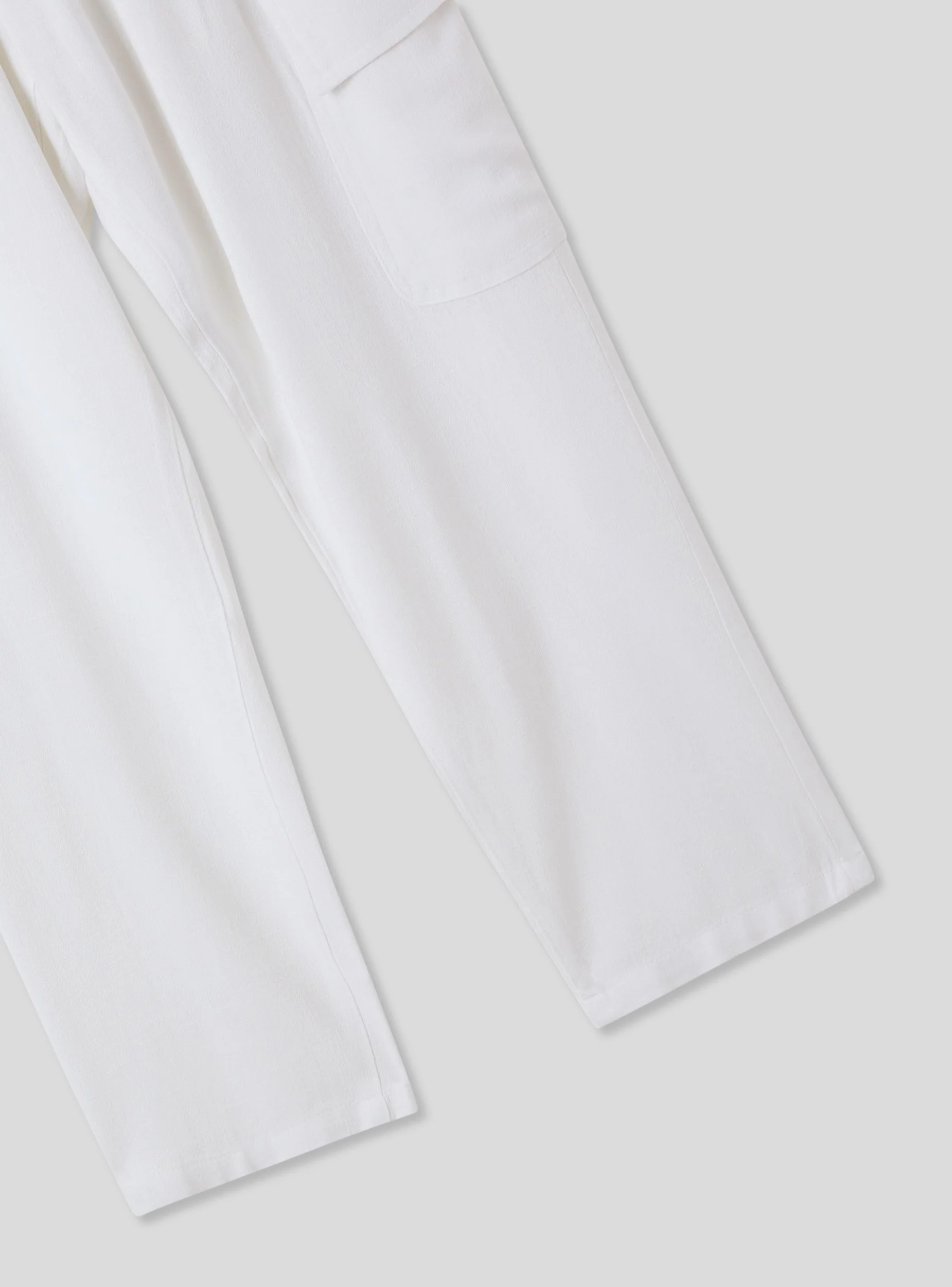Pantaloni cargo in misto lino - Image 6