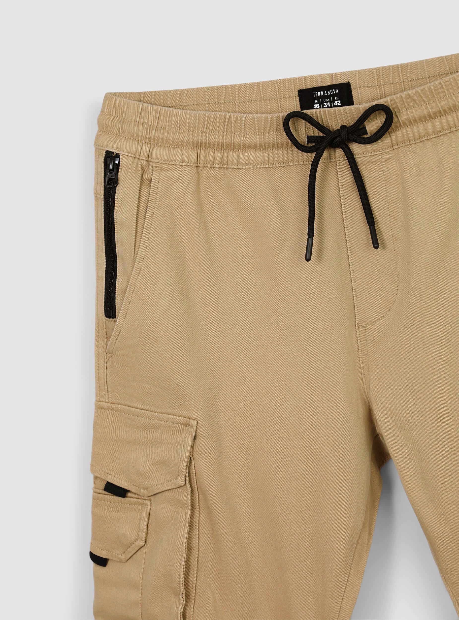 Pantaloni cargo tecnici con coulisse - Image 4