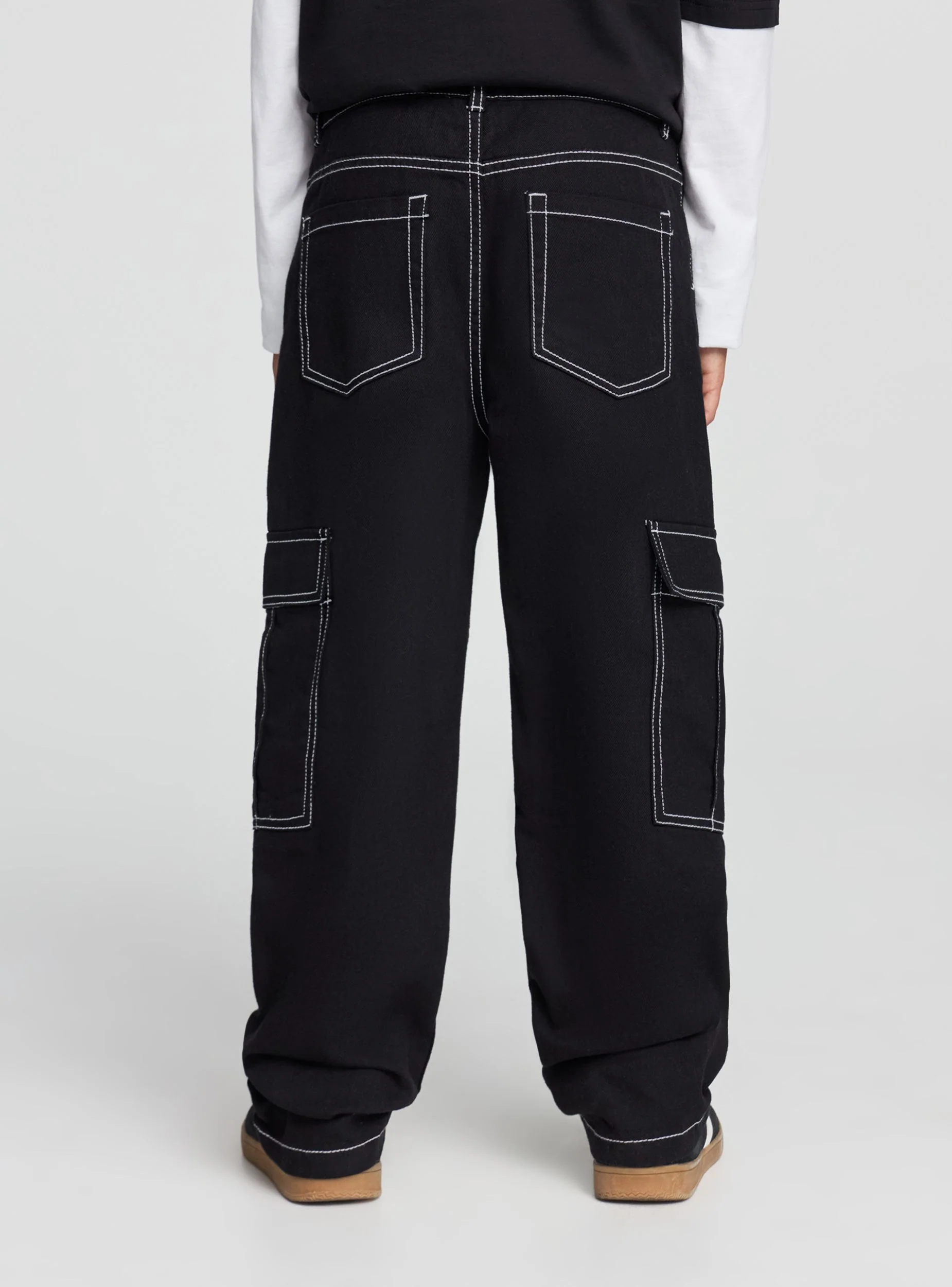 Pantaloni cargo wide leg - Image 2