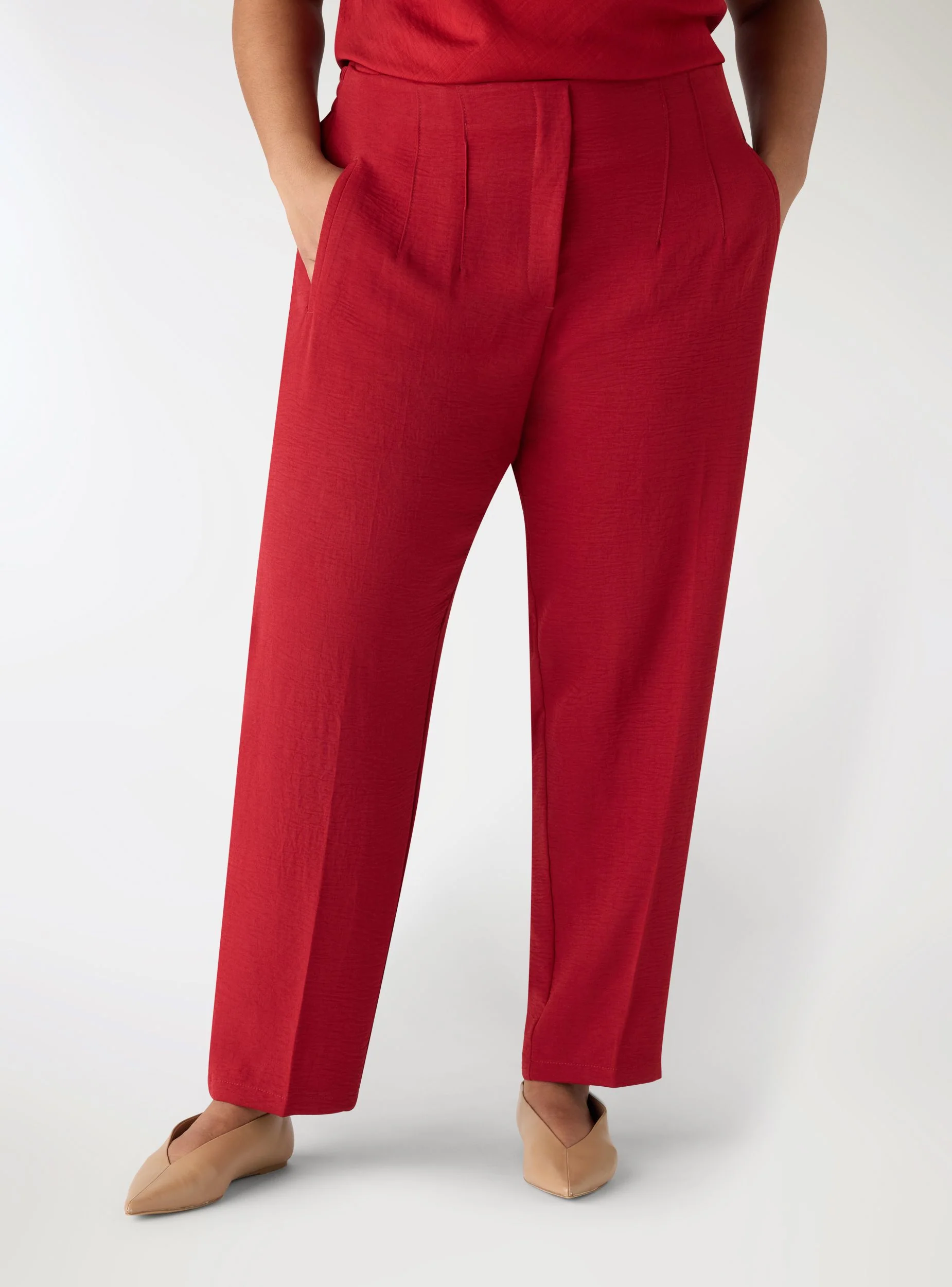 Pantaloni chino a tinta unita - Image 3