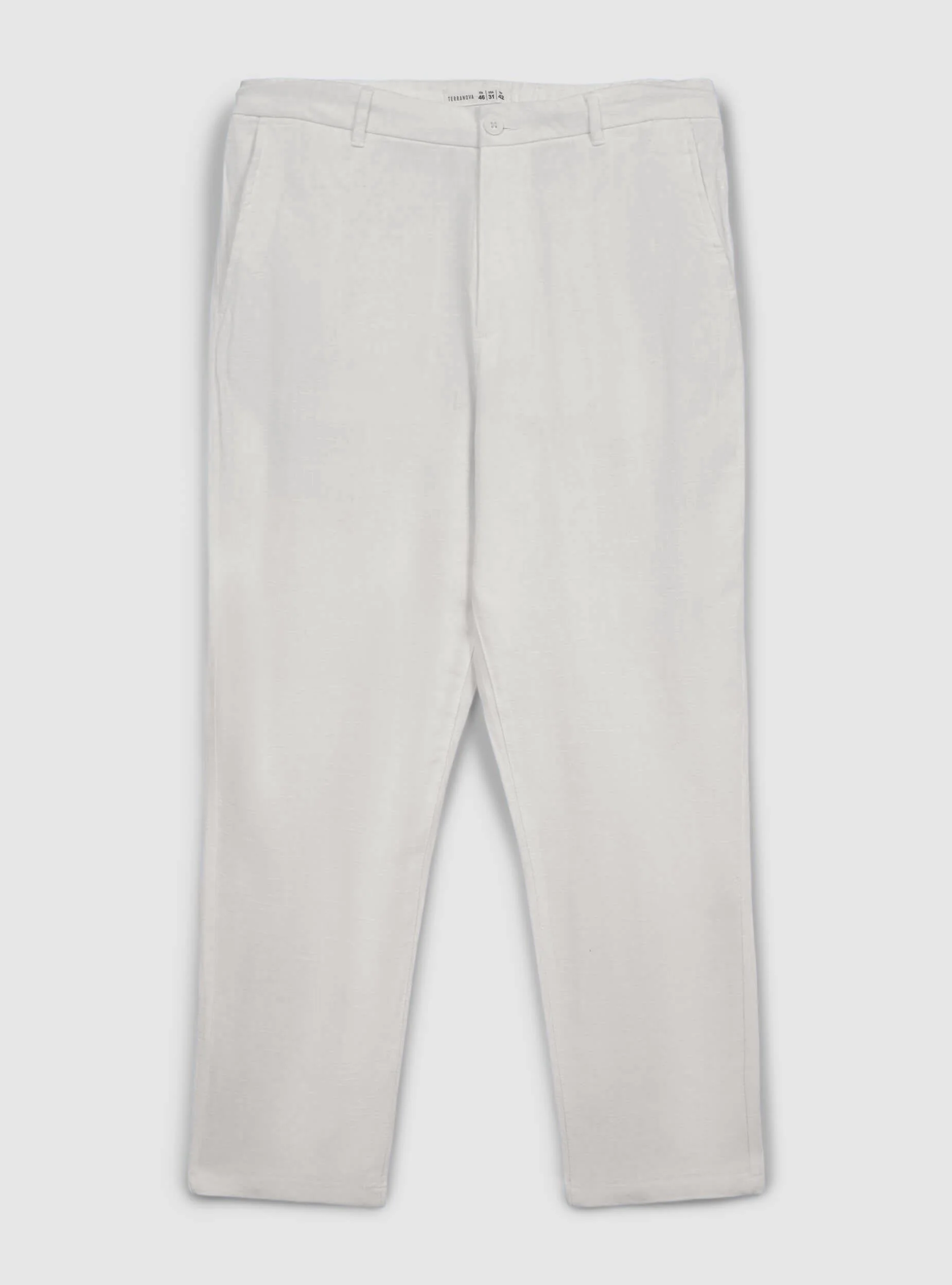 Pantaloni chino in misto lino - Image 4