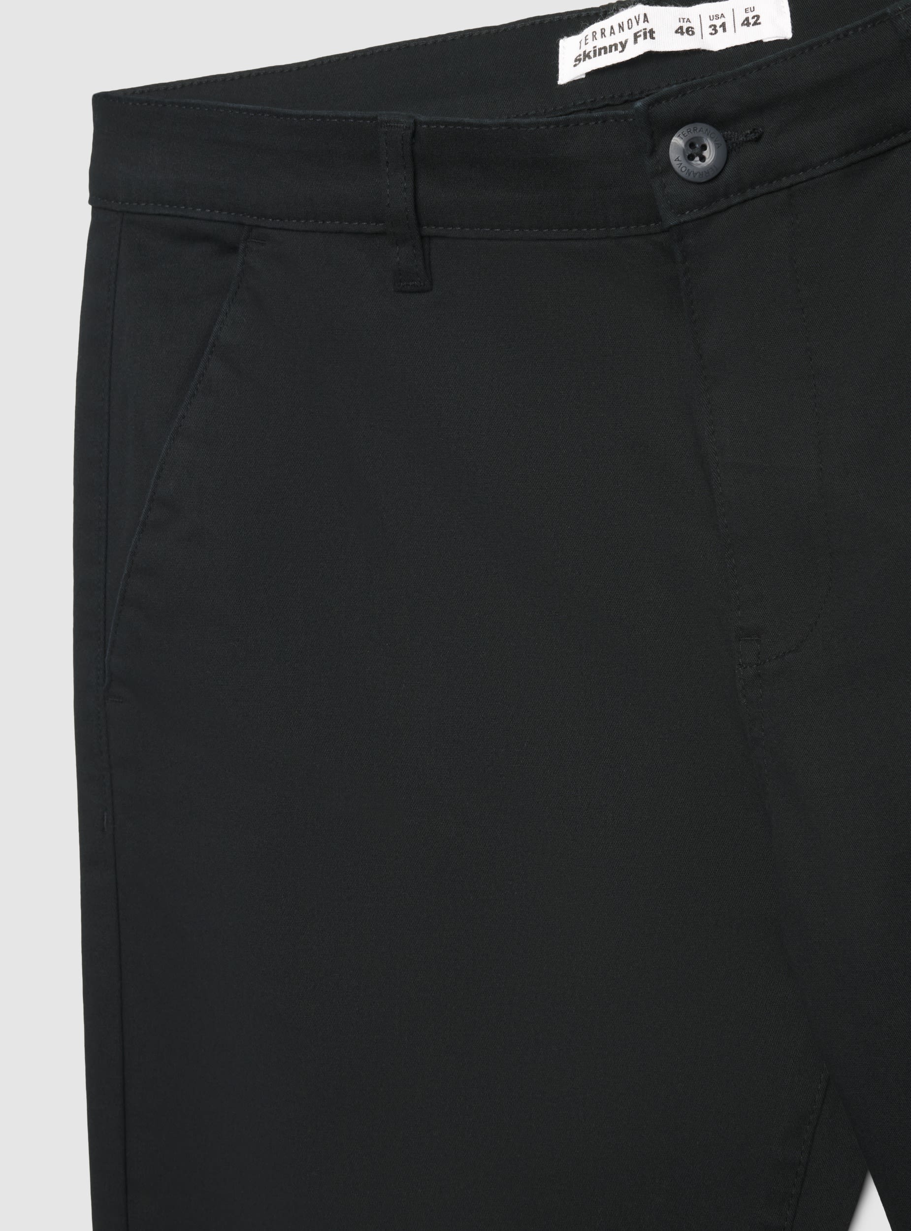 Pantaloni chino skinny a tinta unita - Image 6