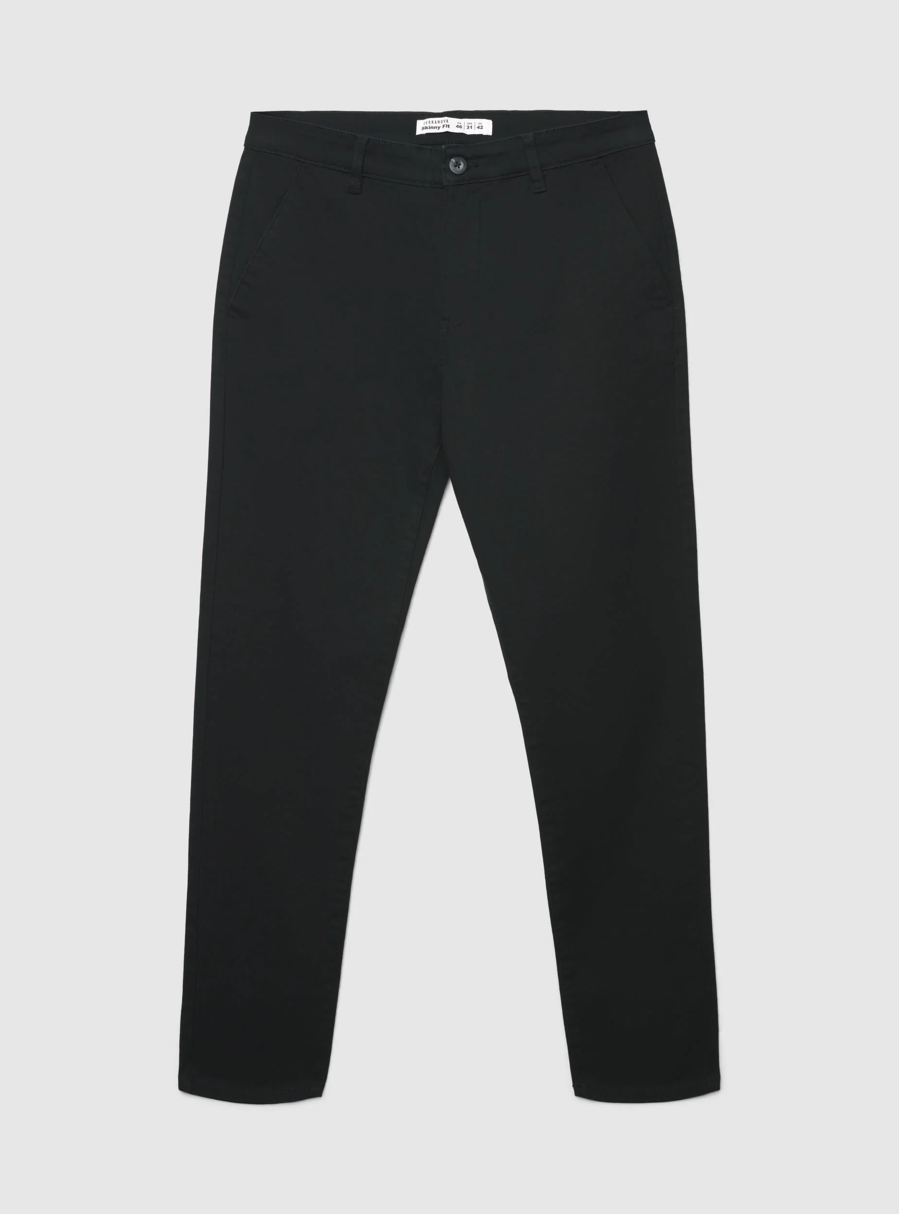 Pantaloni chino skinny a tinta unita - Image 7