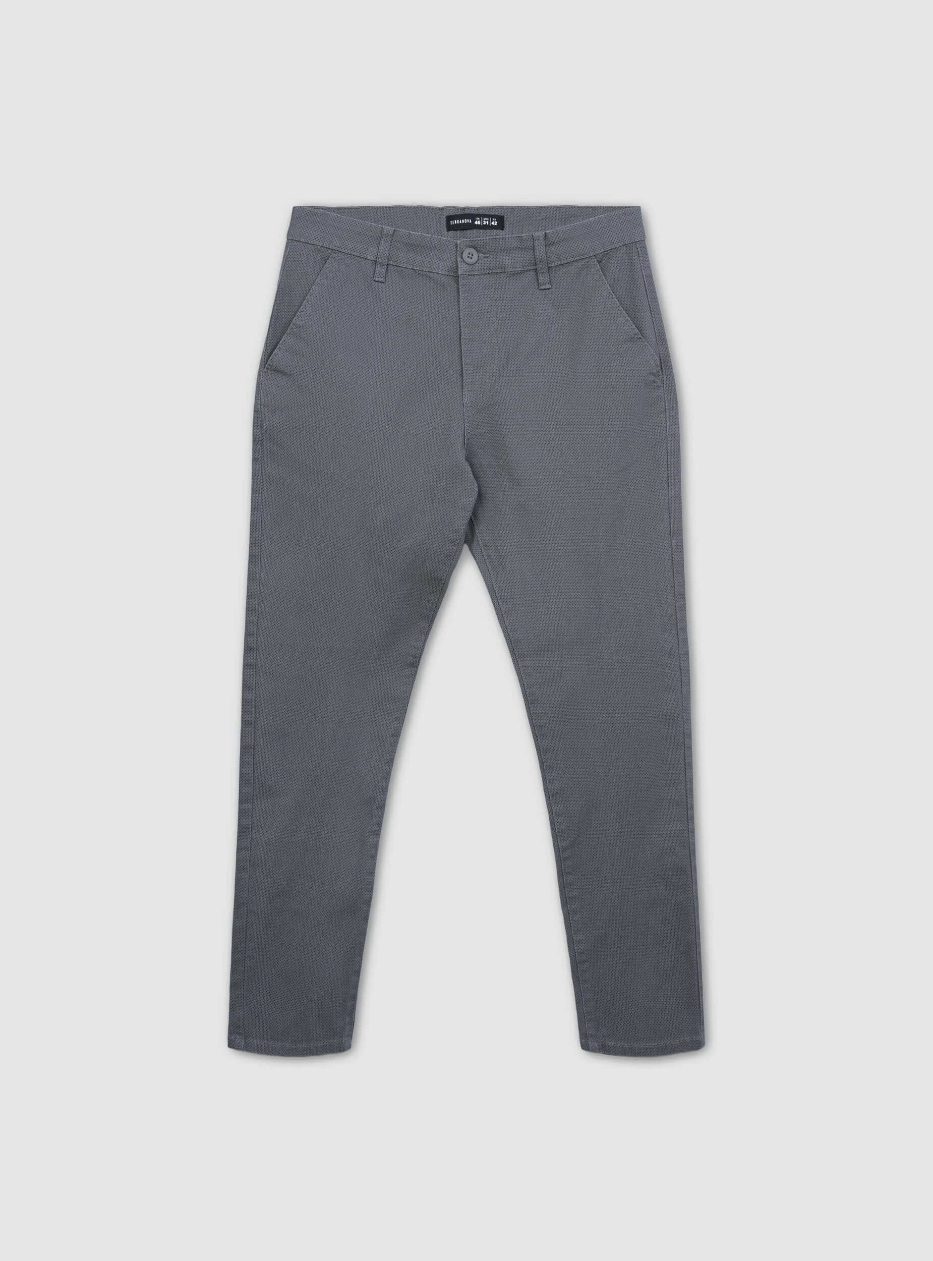 Pantaloni chino skinny microfantasia - Image 6