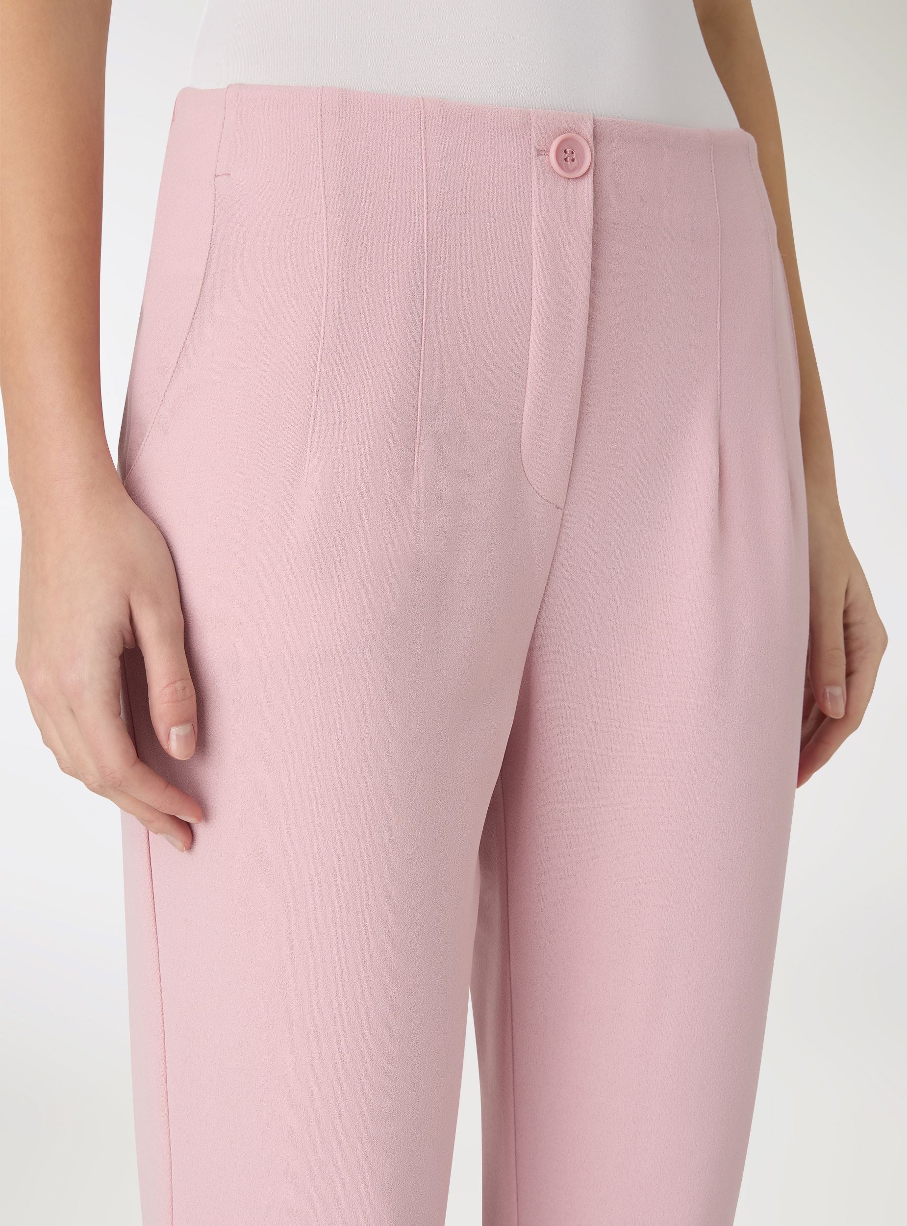 Pantaloni chino tinta unita con elastico - Image 4