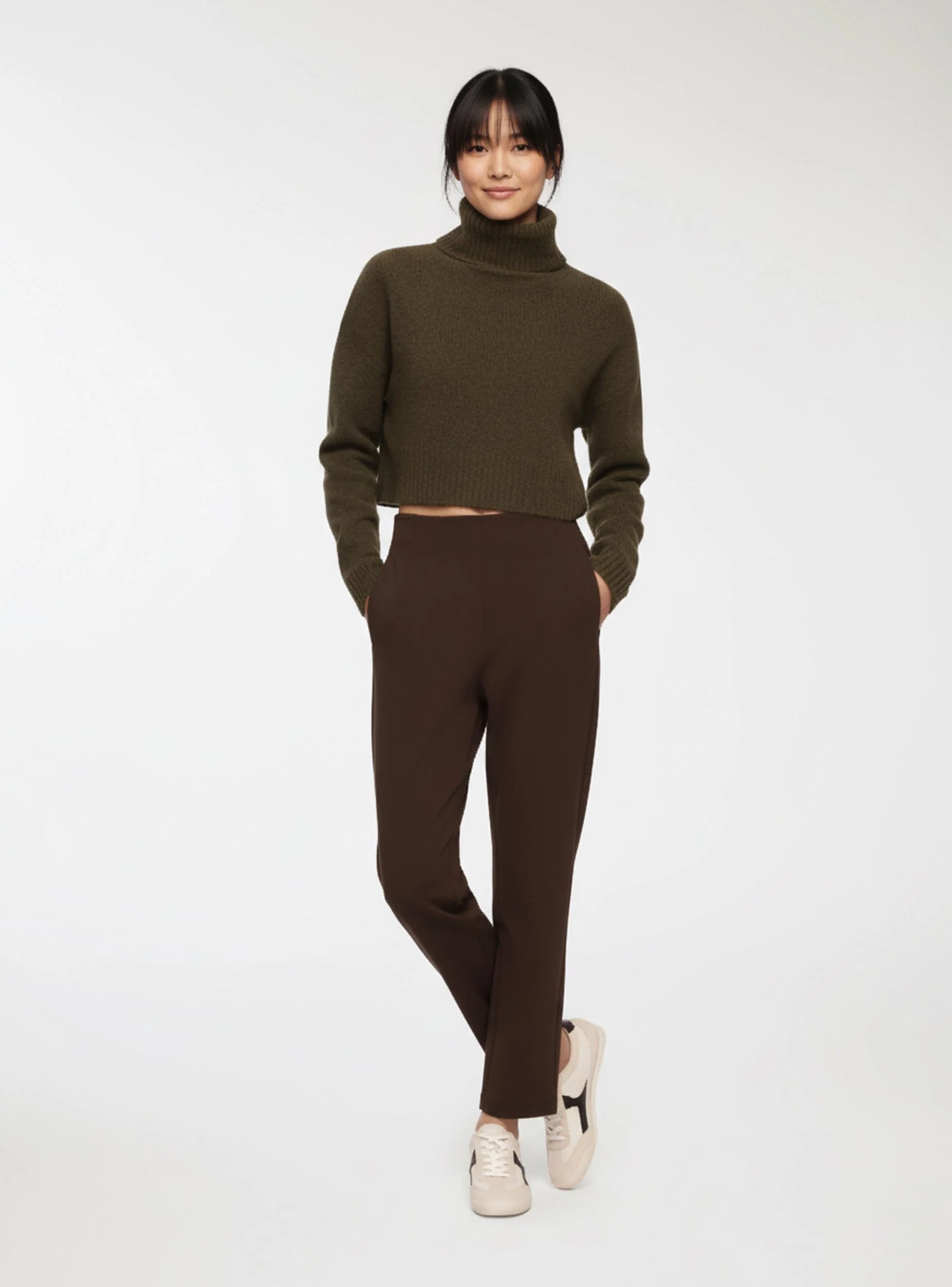 Pantaloni chino tinta unita - Image 2