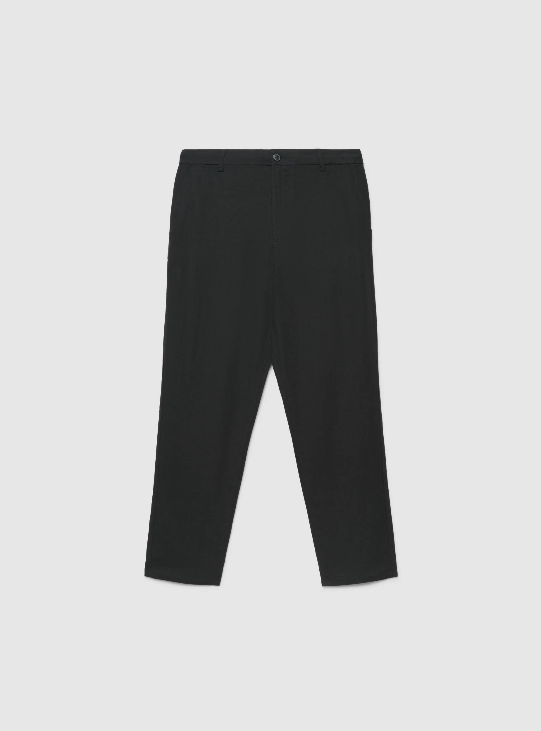 Pantaloni chinos a tinta unita con elastico in vita - Image 4
