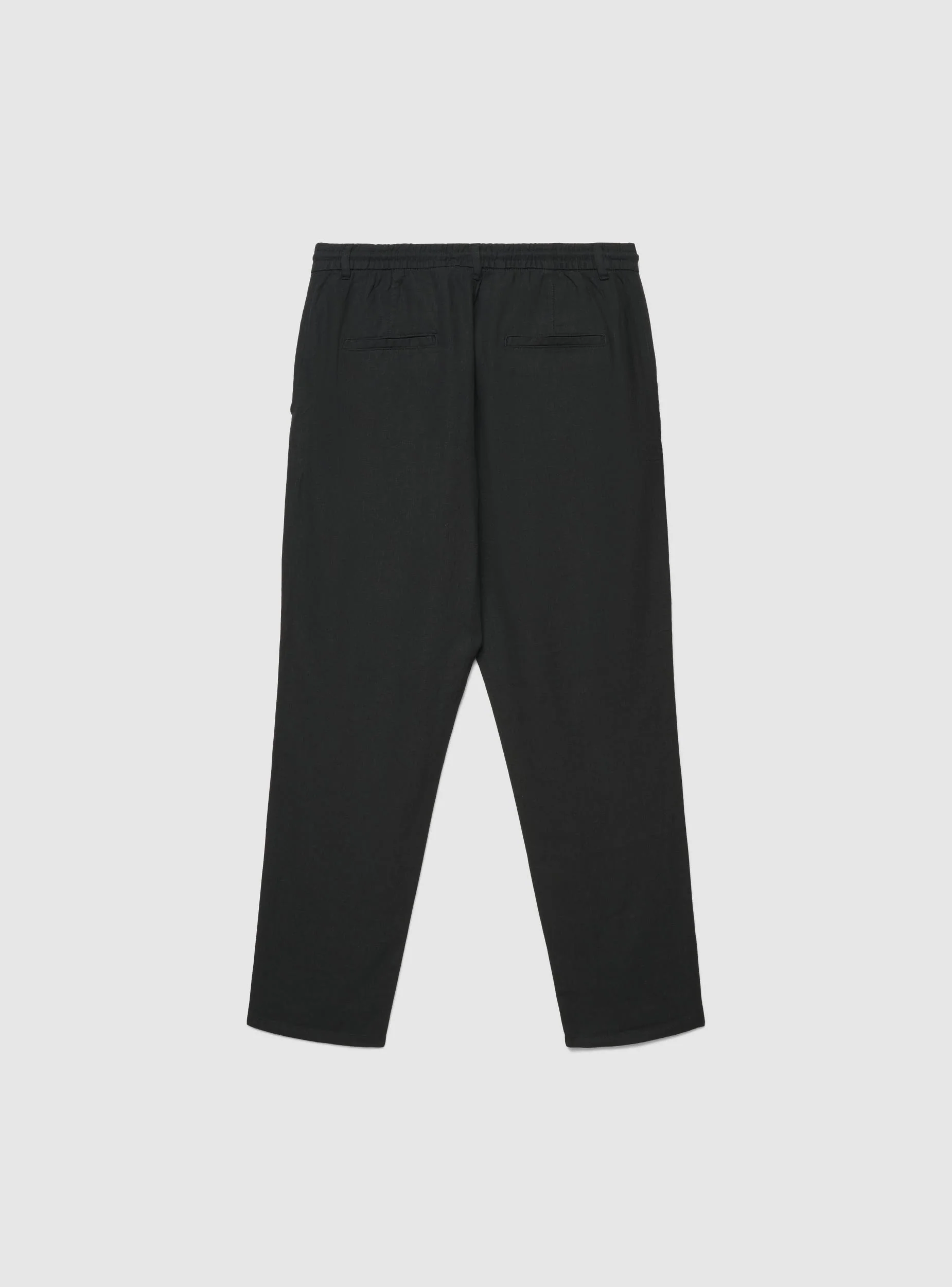 Pantaloni chinos a tinta unita con elastico in vita - Image 5