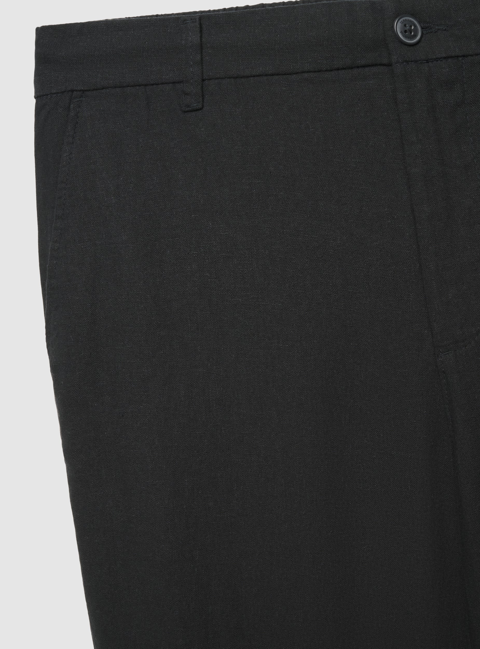 Pantaloni chinos a tinta unita con elastico in vita - Image 6
