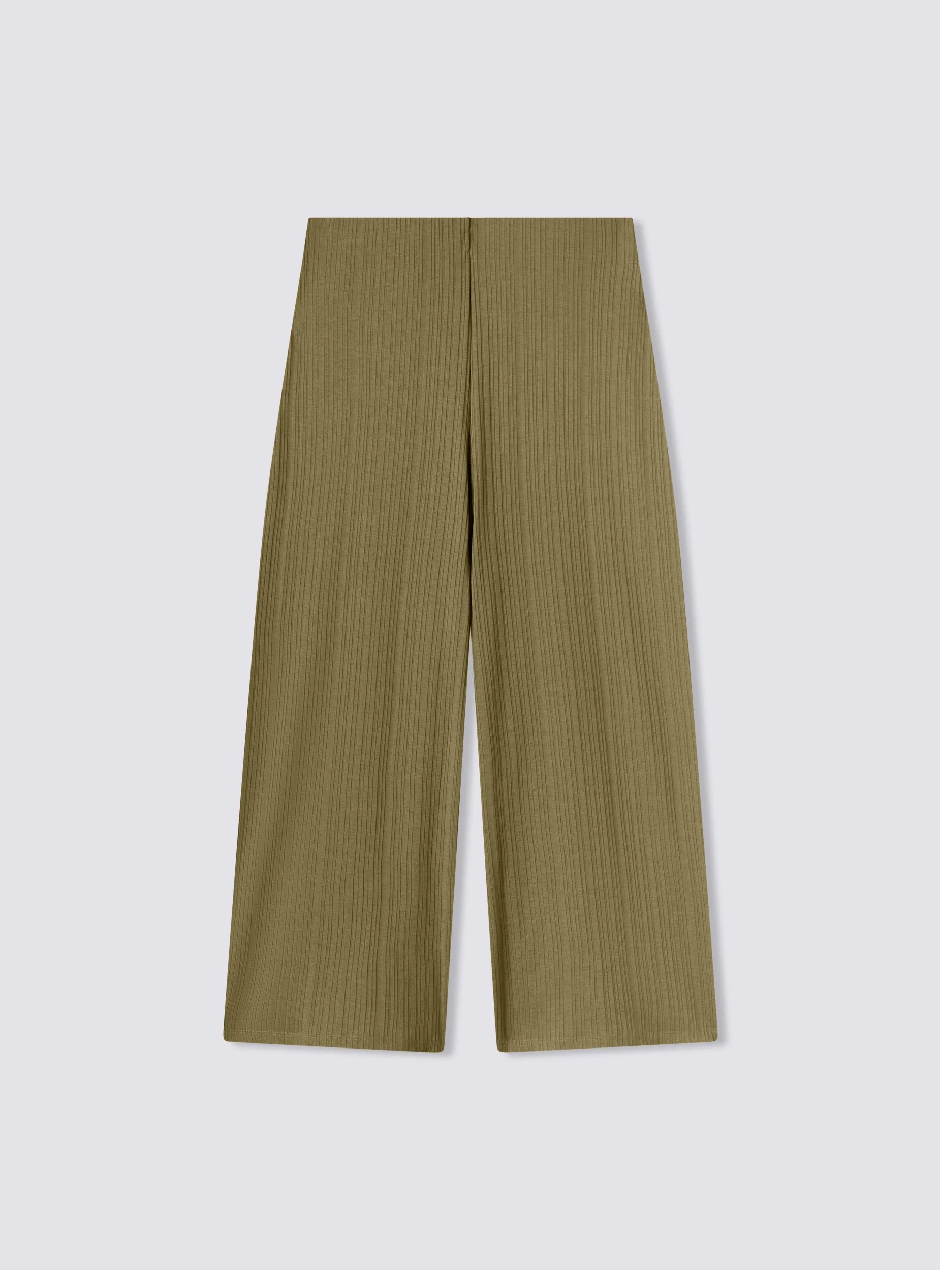 Pantaloni crop a costine - Image 7