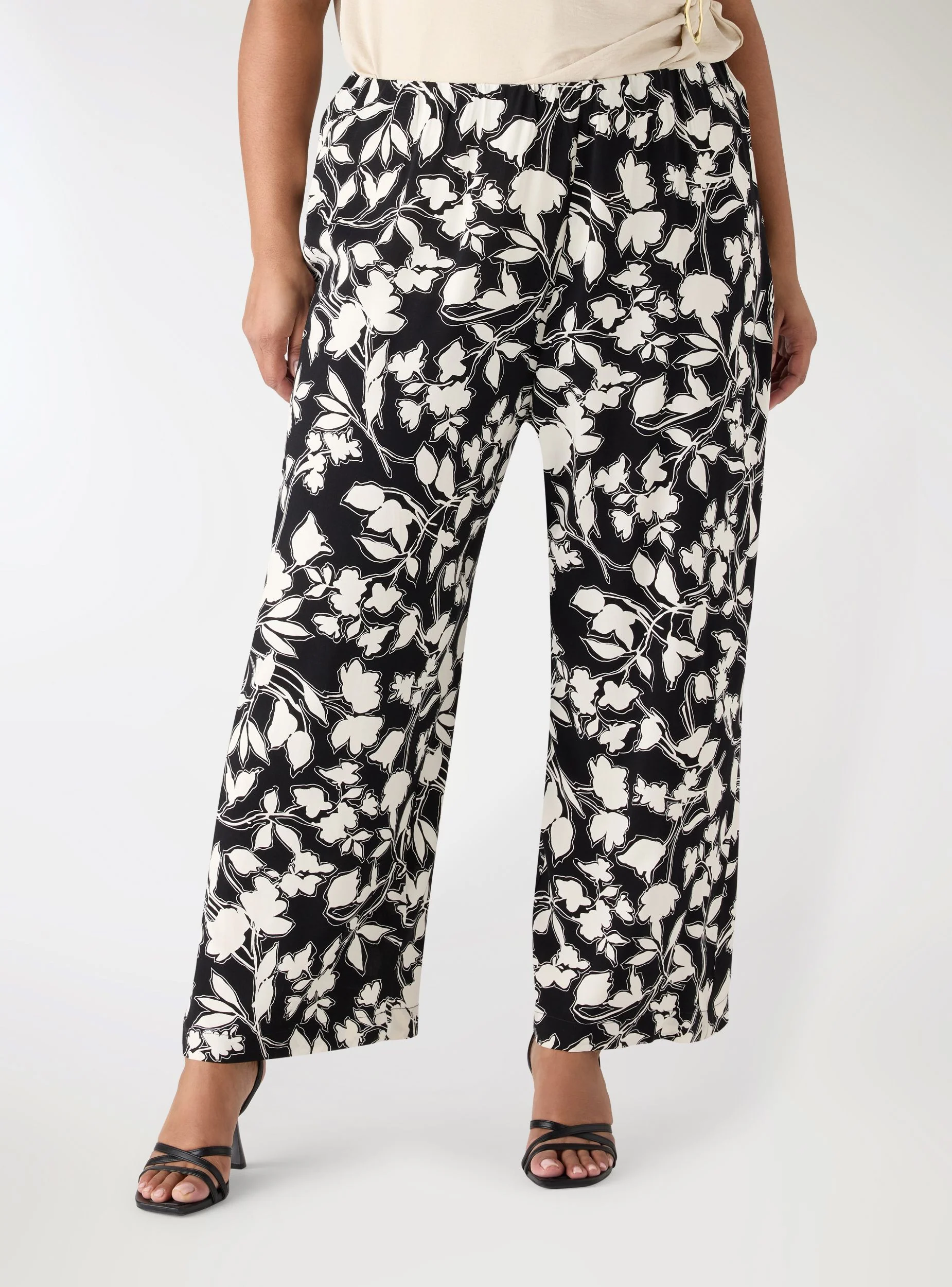 Pantaloni crop a fiori - Image 2