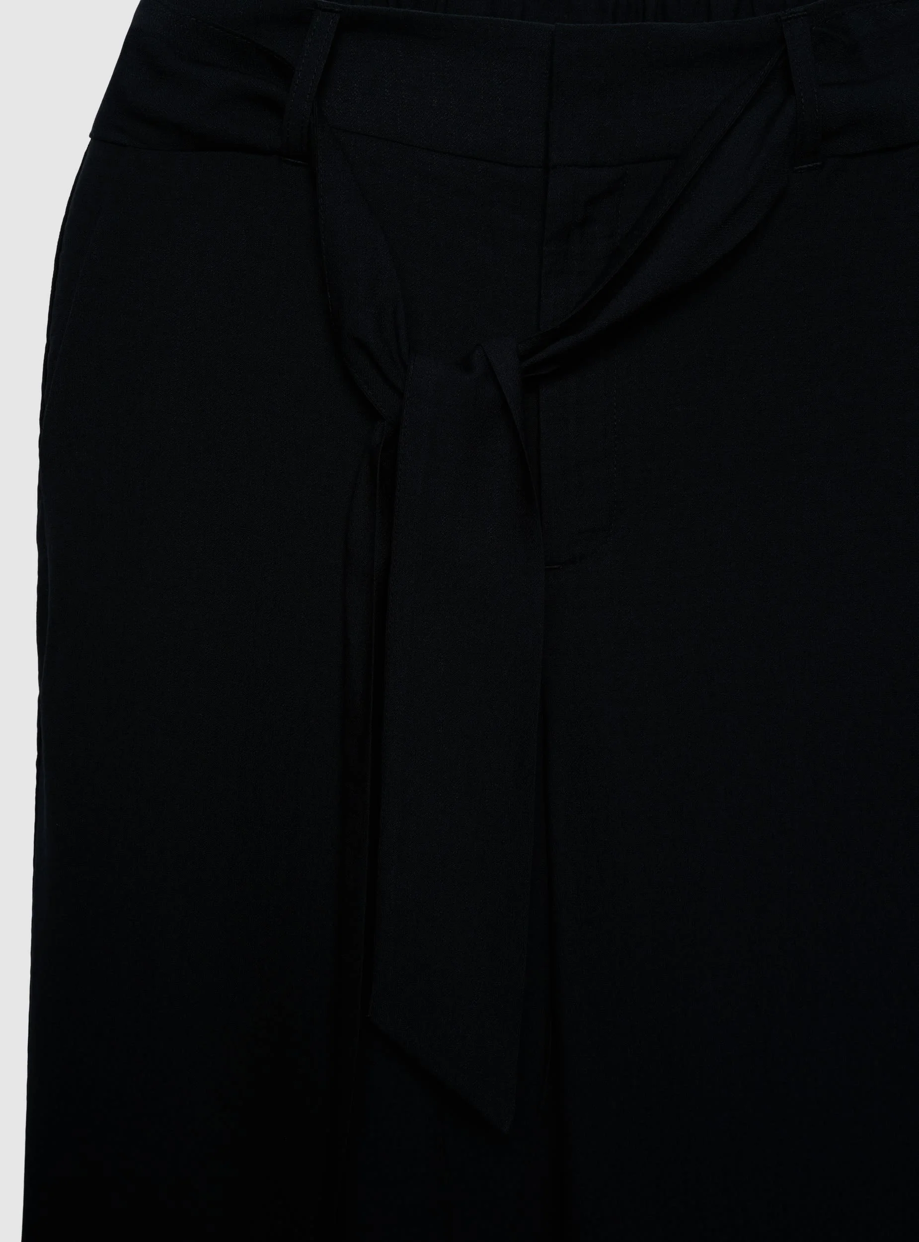 Pantaloni crop wide leg con fusciacca - Image 5