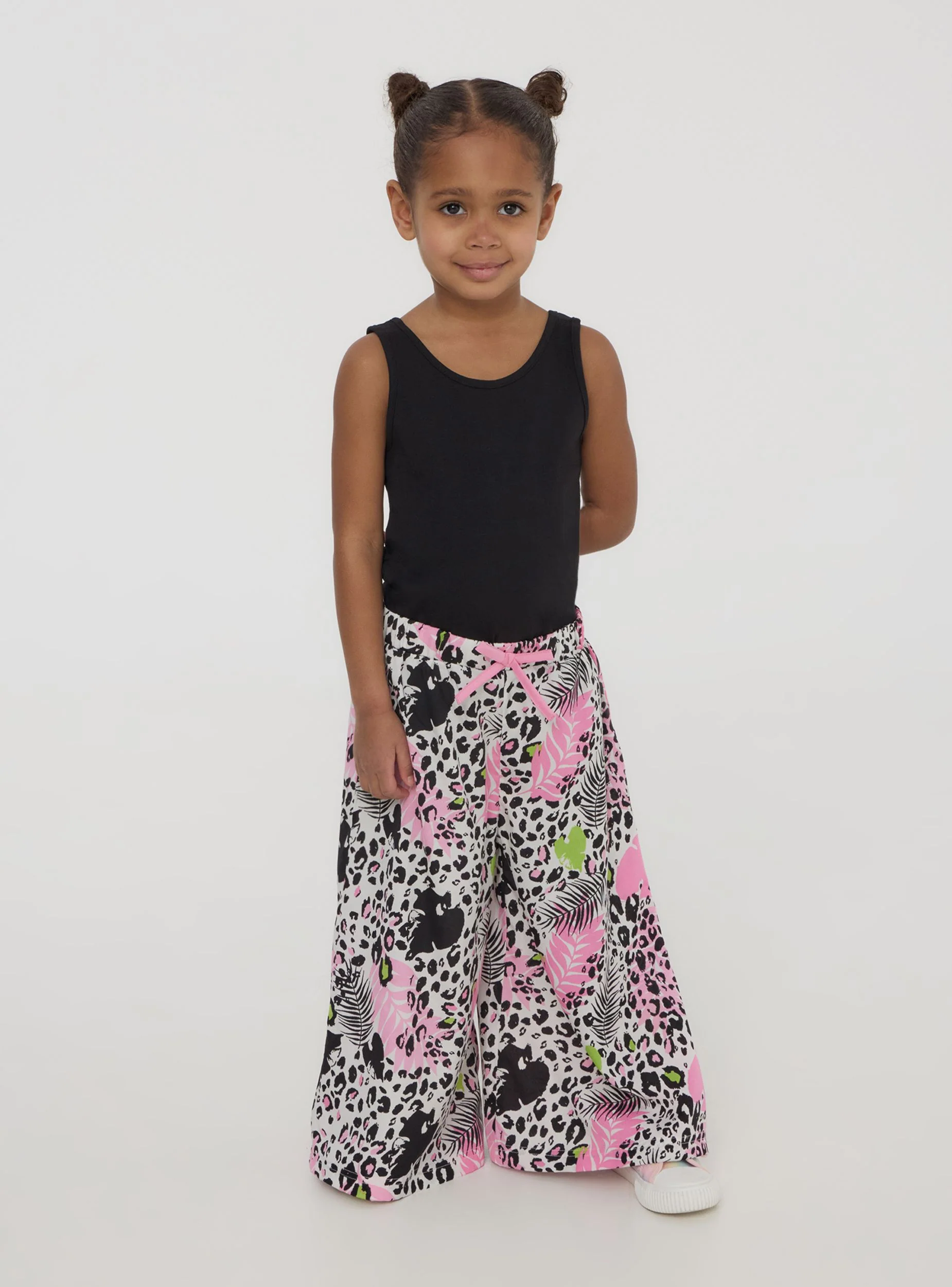 Pantaloni culotte maculati