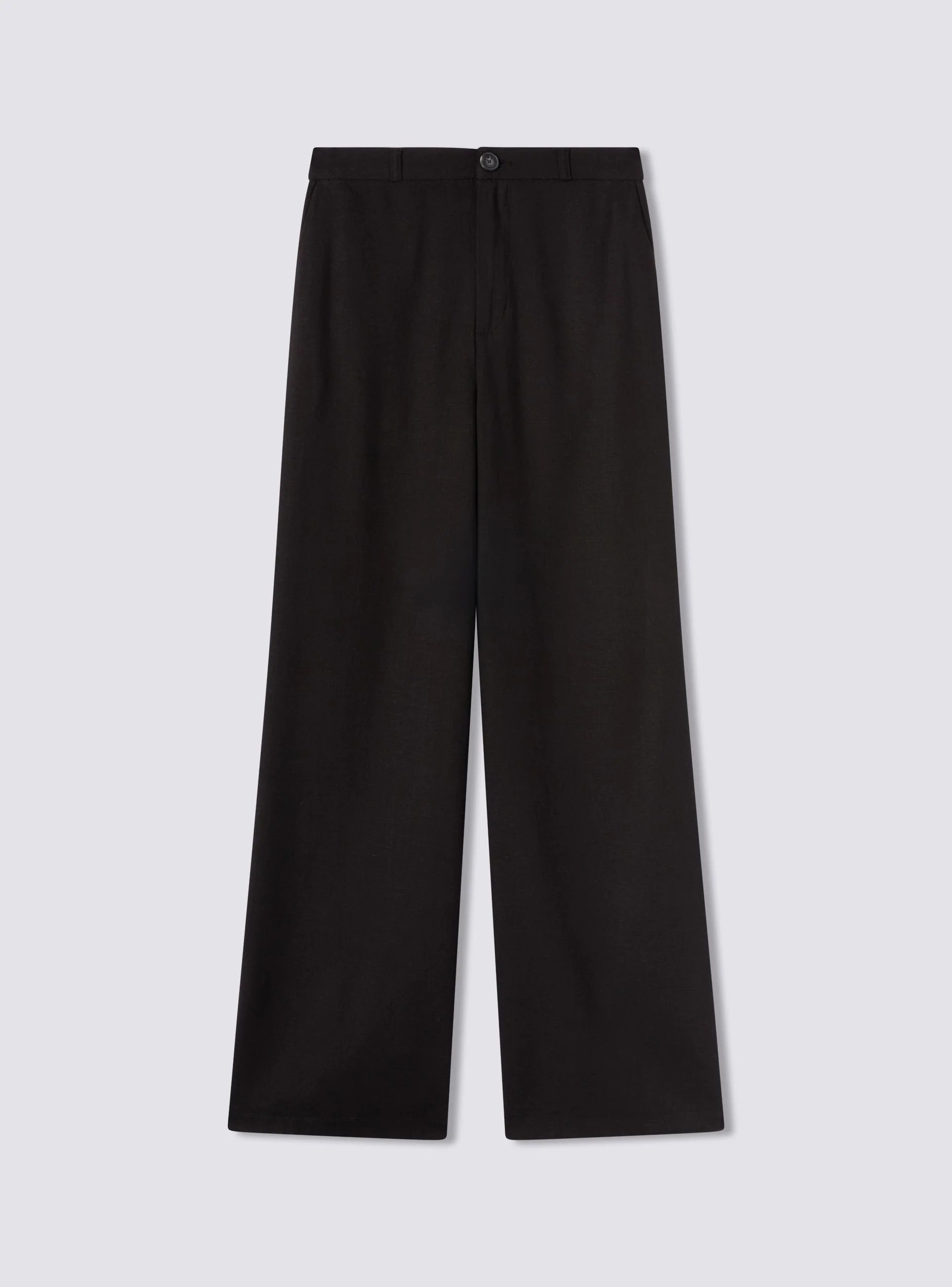 Pantaloni dad fits misto lino - Image 7