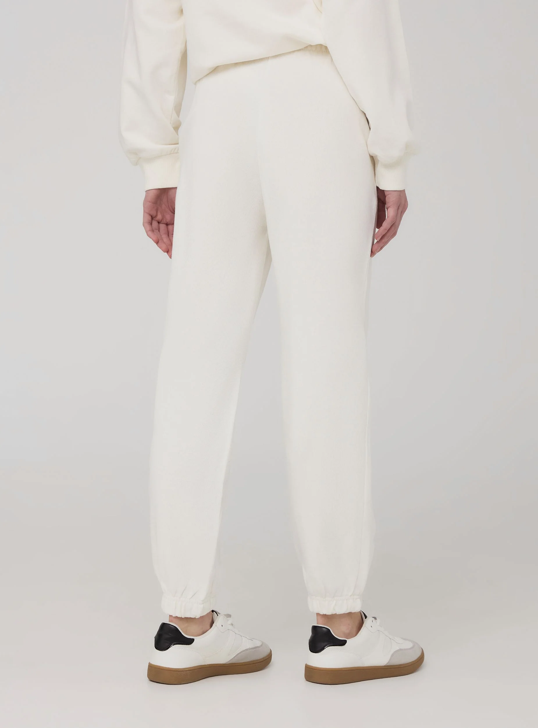 Pantaloni della tuta a vita alta con polsini - Image 2