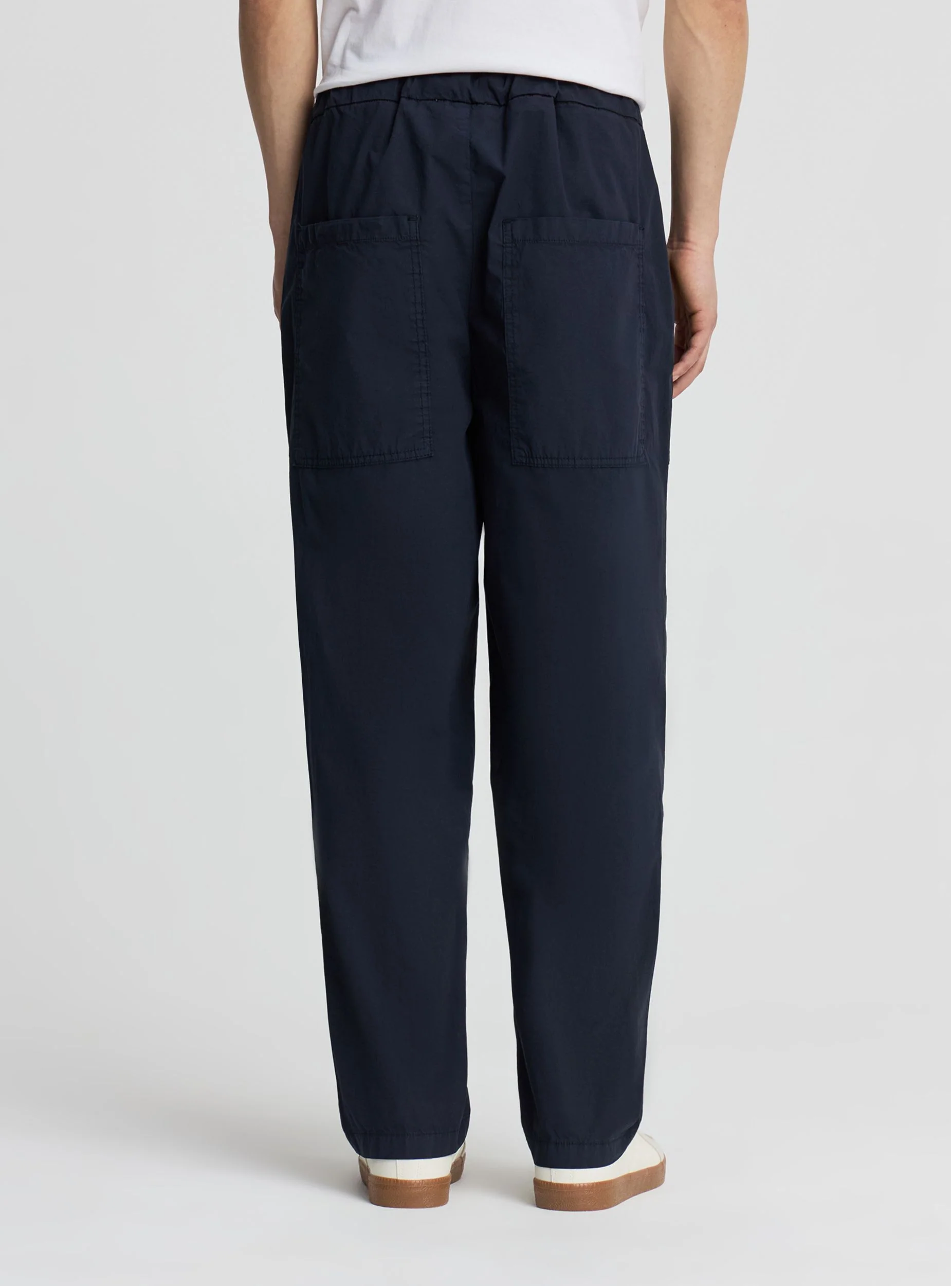 Pantaloni fatigue straight con coulisse - Image 4