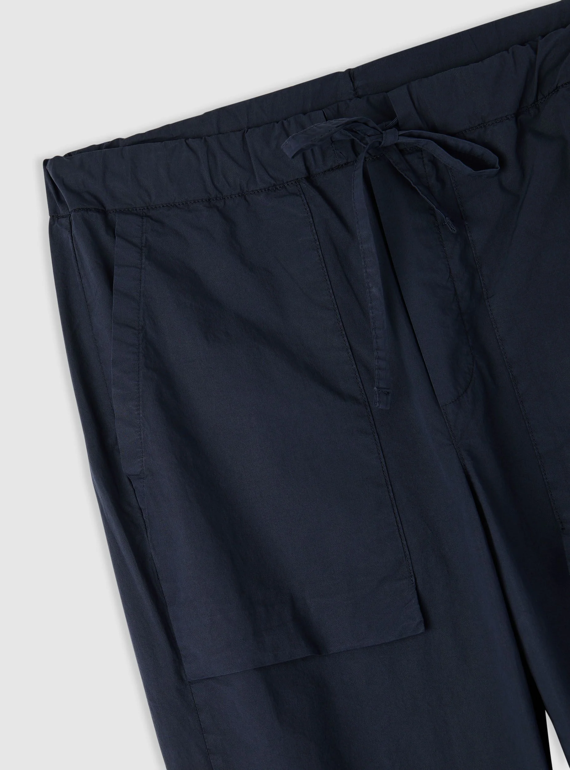Pantaloni fatigue straight con coulisse - Image 6