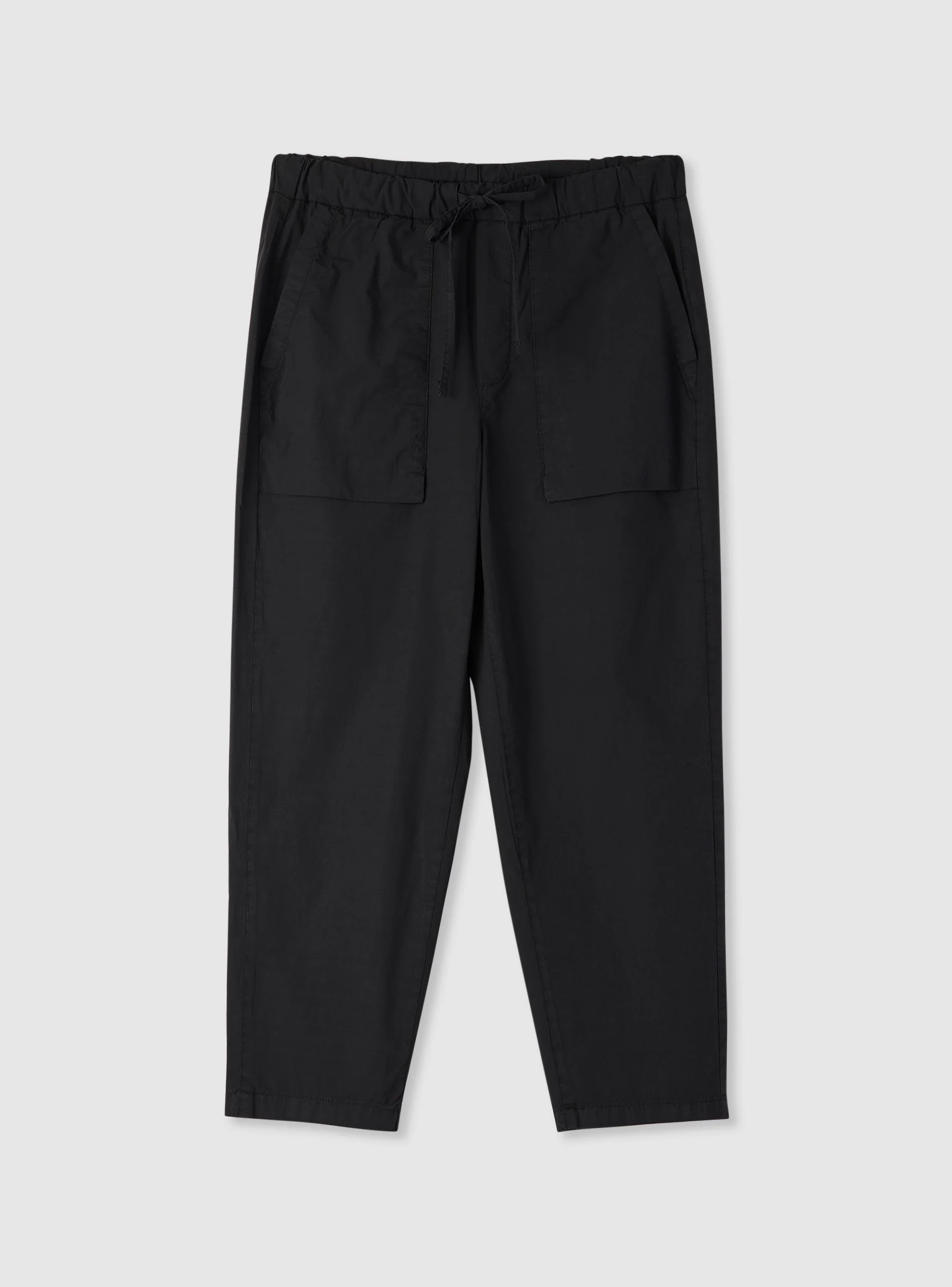 Pantaloni fatigue straight con coulisse - Image 5