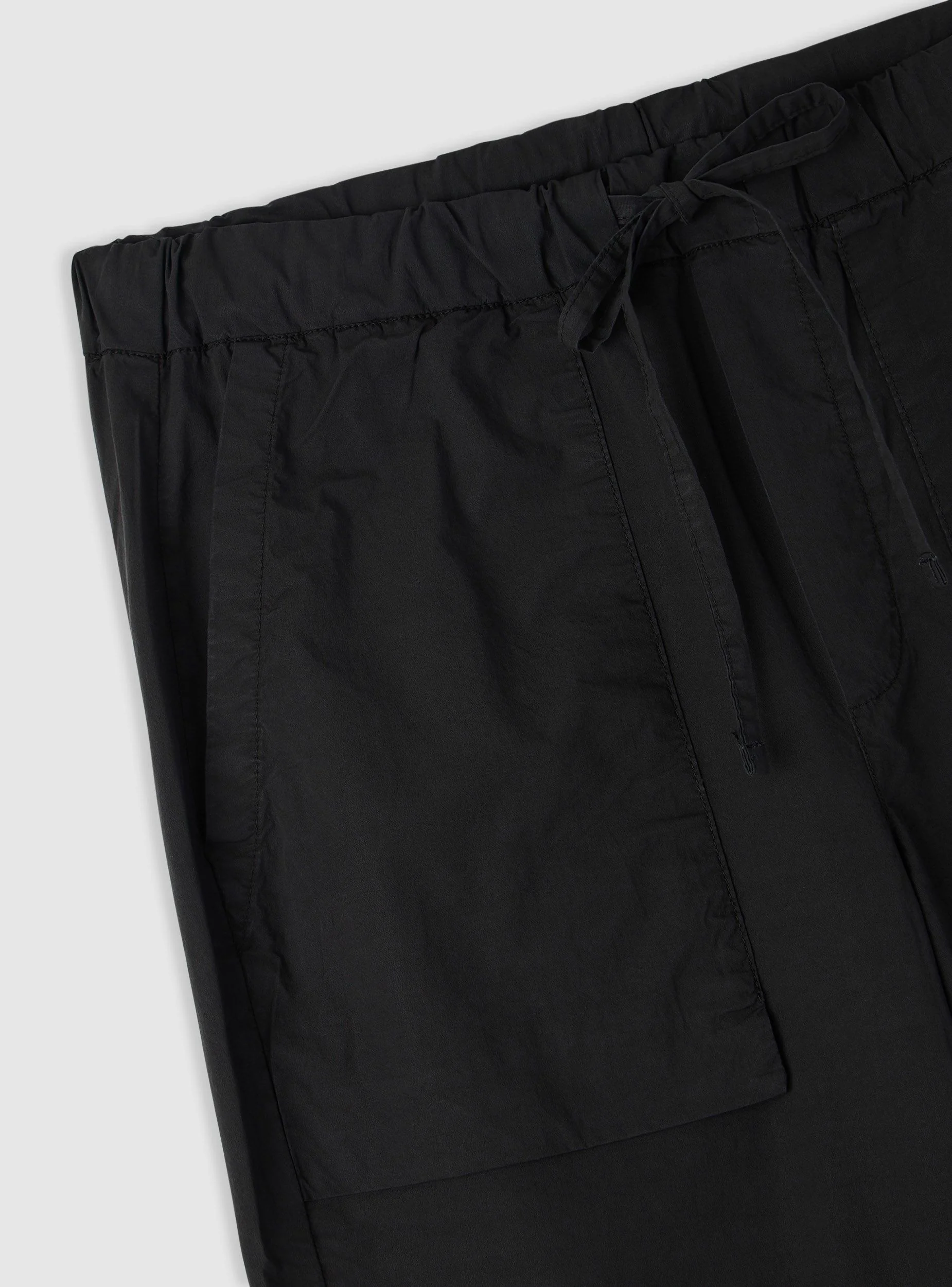 Pantaloni fatigue straight con coulisse - Image 7