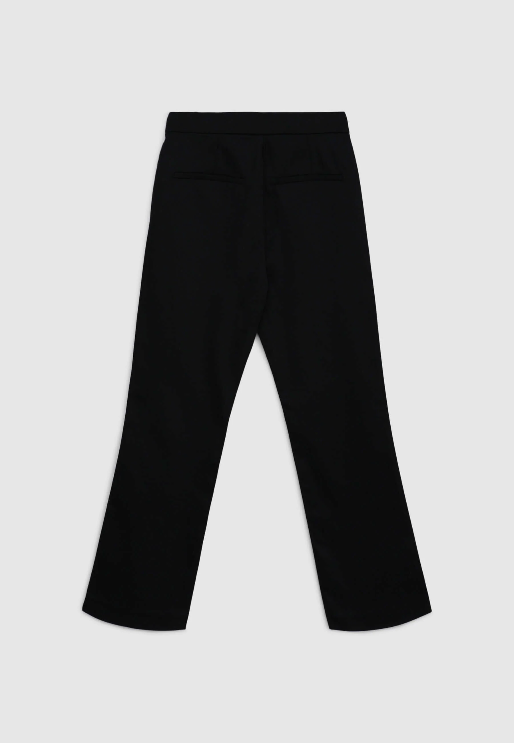 Pantaloni flare crop tinta unita - Image 6