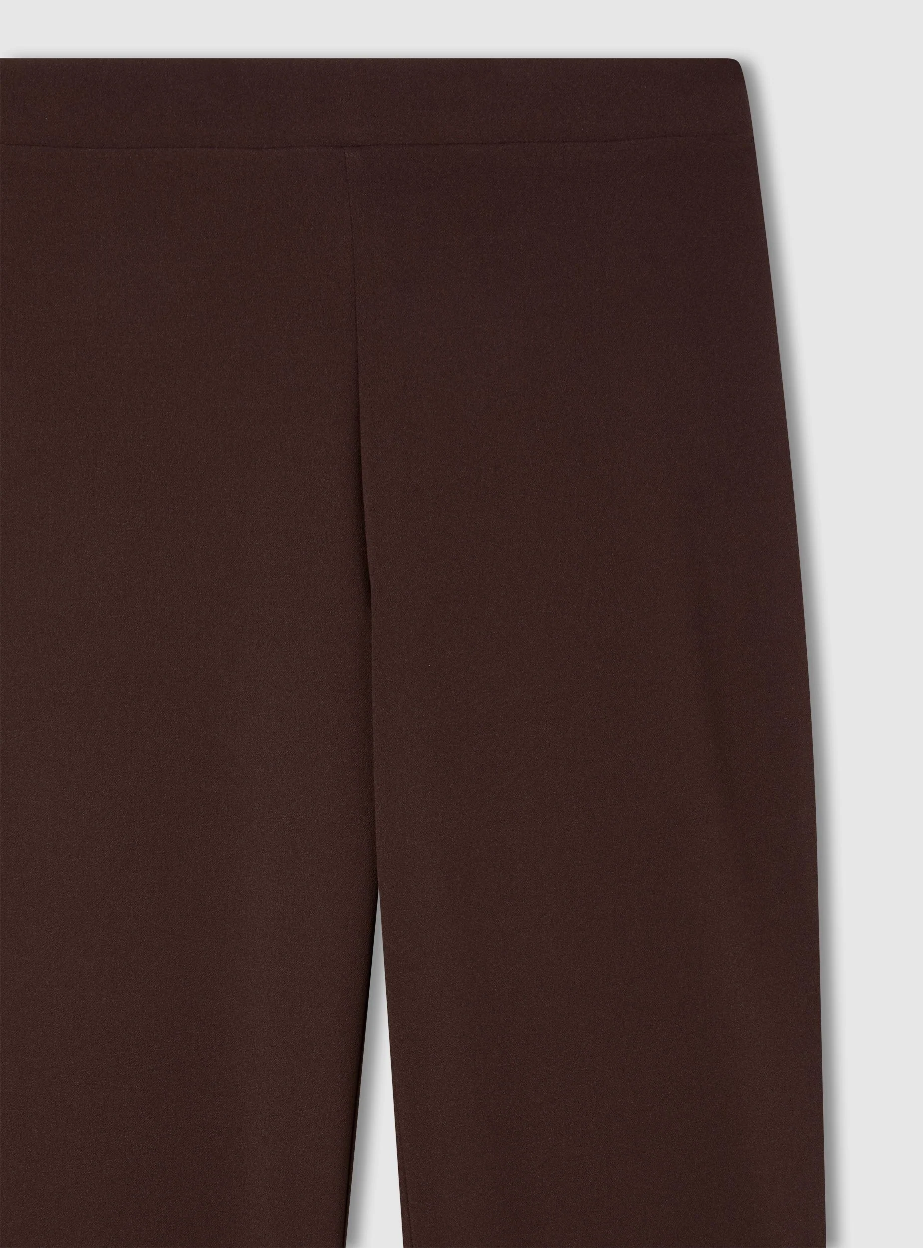 Pantaloni flared a tinta unita - Image 7