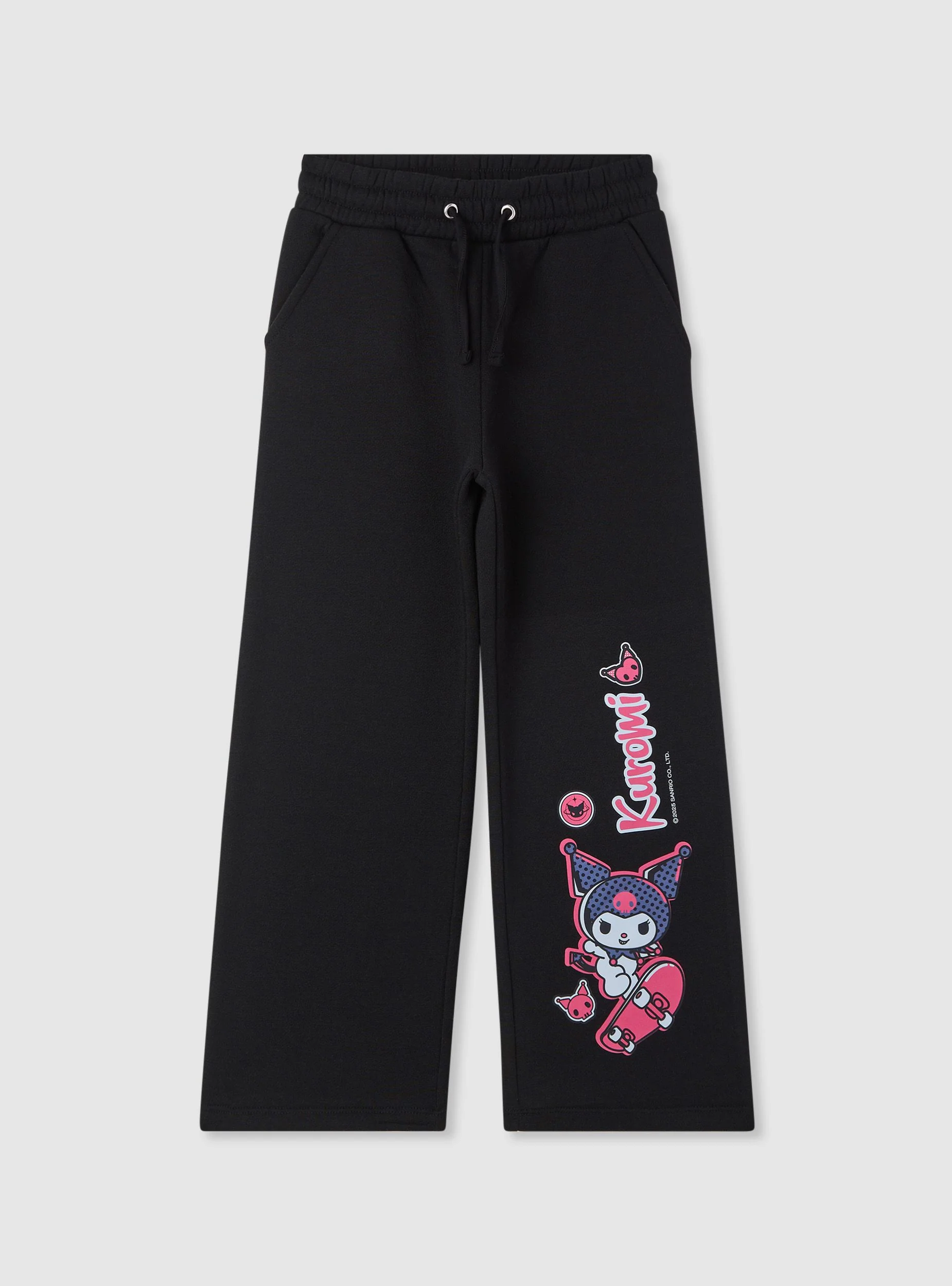 Pantaloni ginnici wide leg con stampa Kuromi® - Image 3