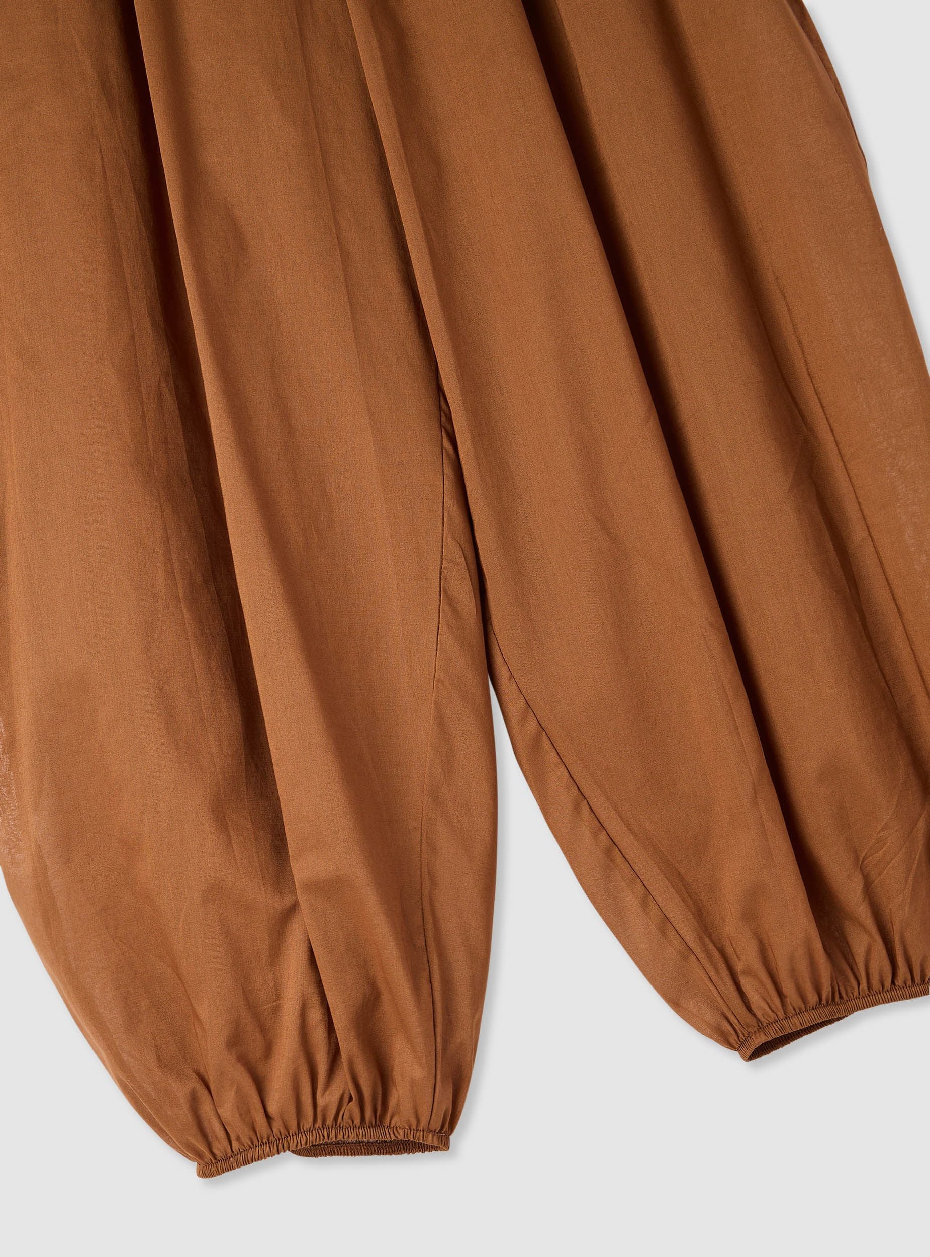Pantaloni harem a tinta unita - Image 7
