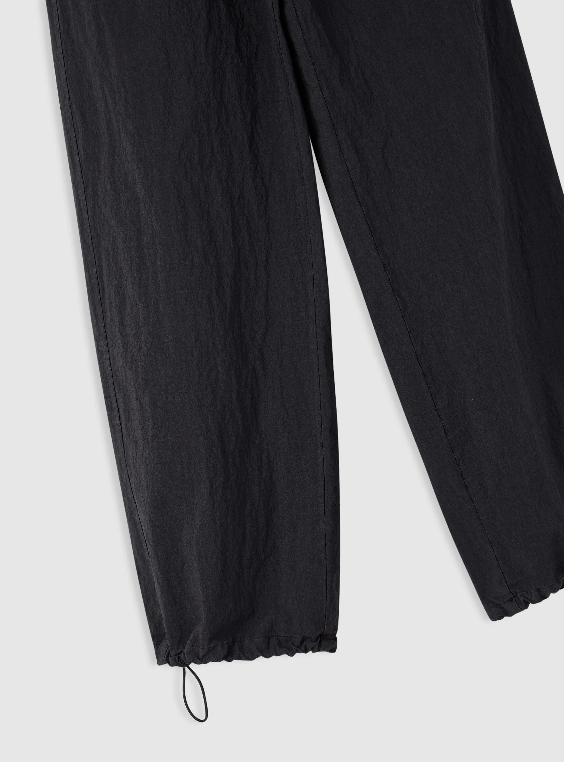 Pantaloni jogger a tinta unita con coulisse - Image 7