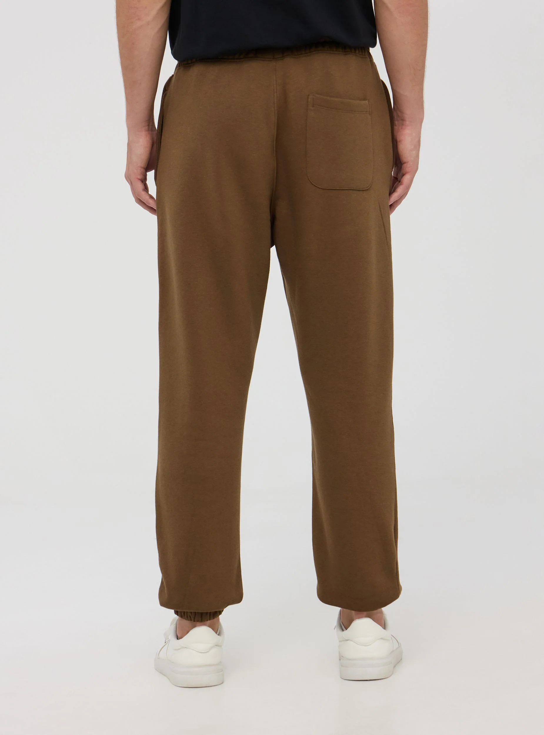 Pantaloni jogger a tinta unita - Image 3