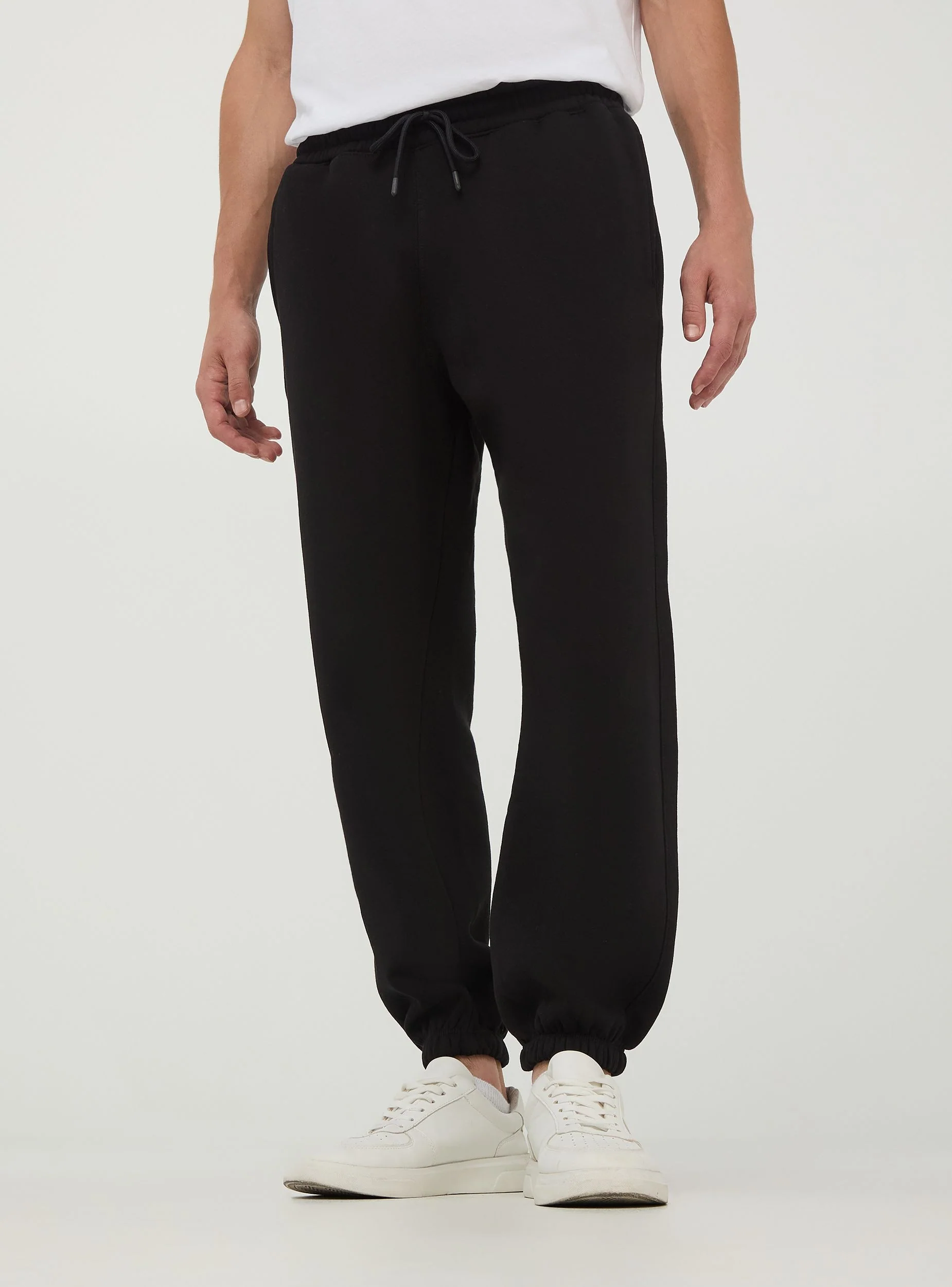 Pantaloni jogger a tinta unita - Image 3