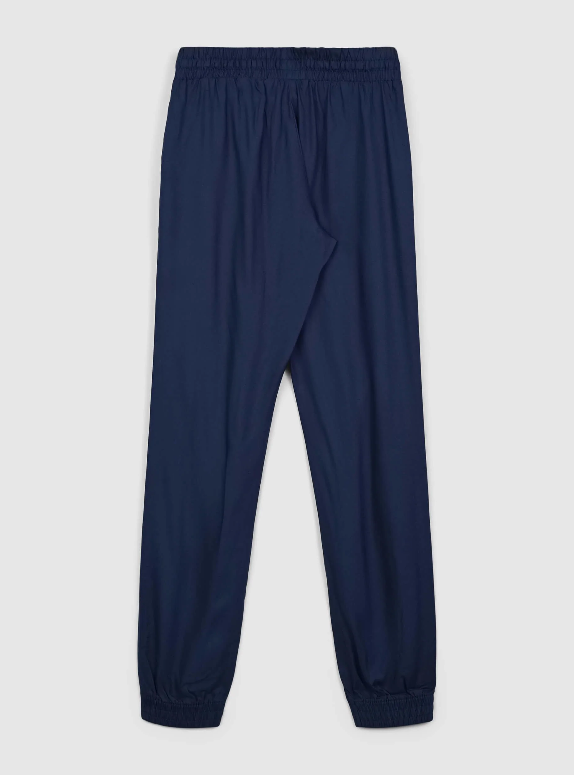 Pantaloni jogger con coulisse e polsini a tinta unita - Image 6