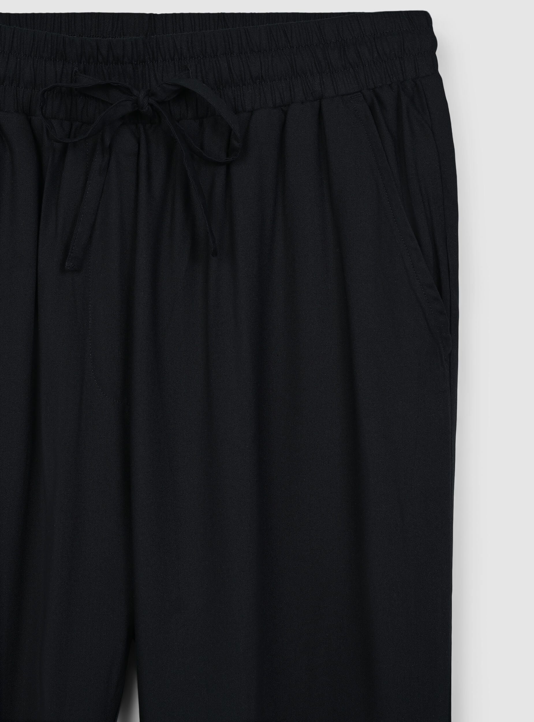 Pantaloni jogger con coulisse e polsini a tinta unita - Image 5