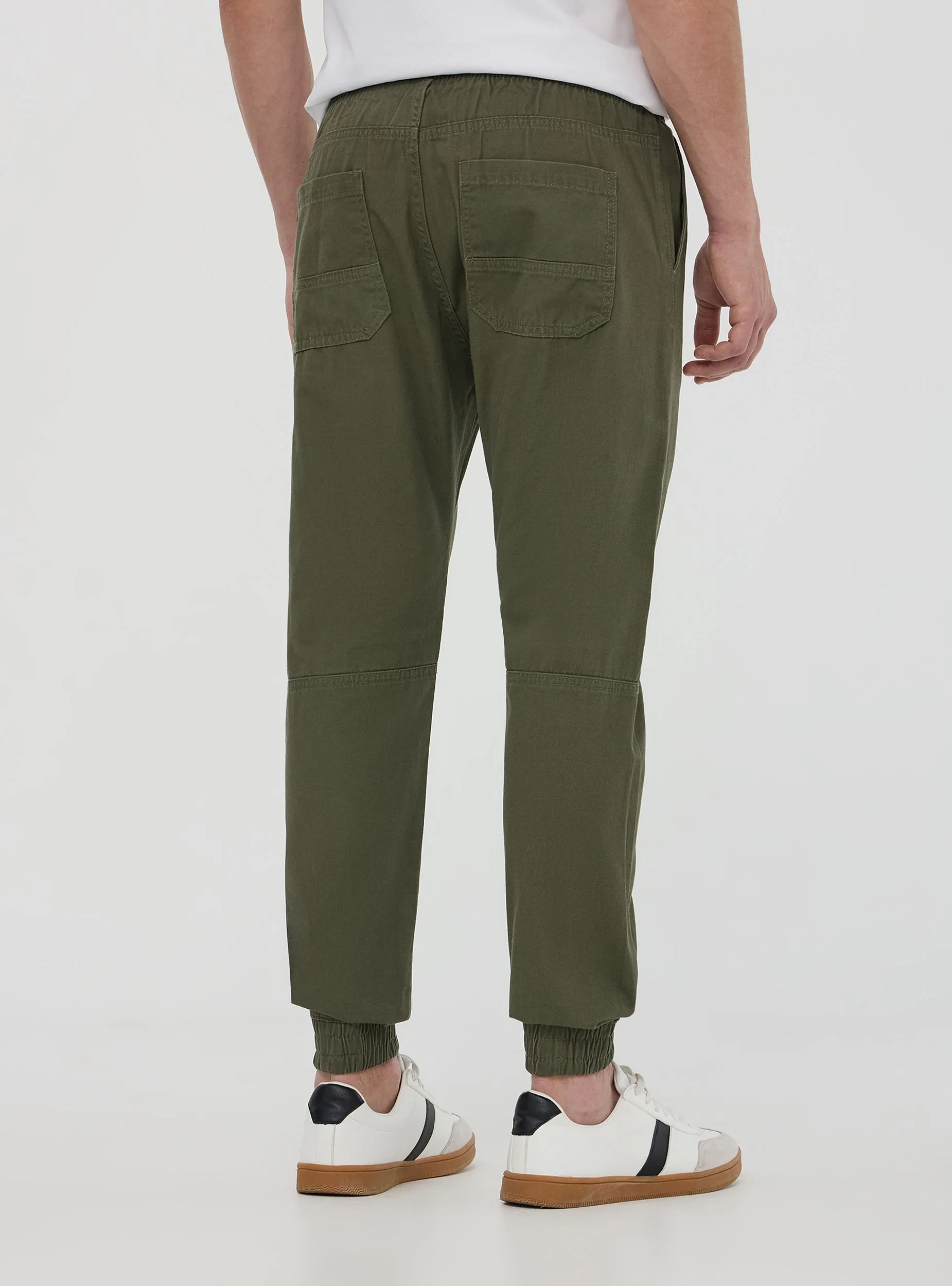 Pantaloni jogger con coulisse e polsini - Image 3