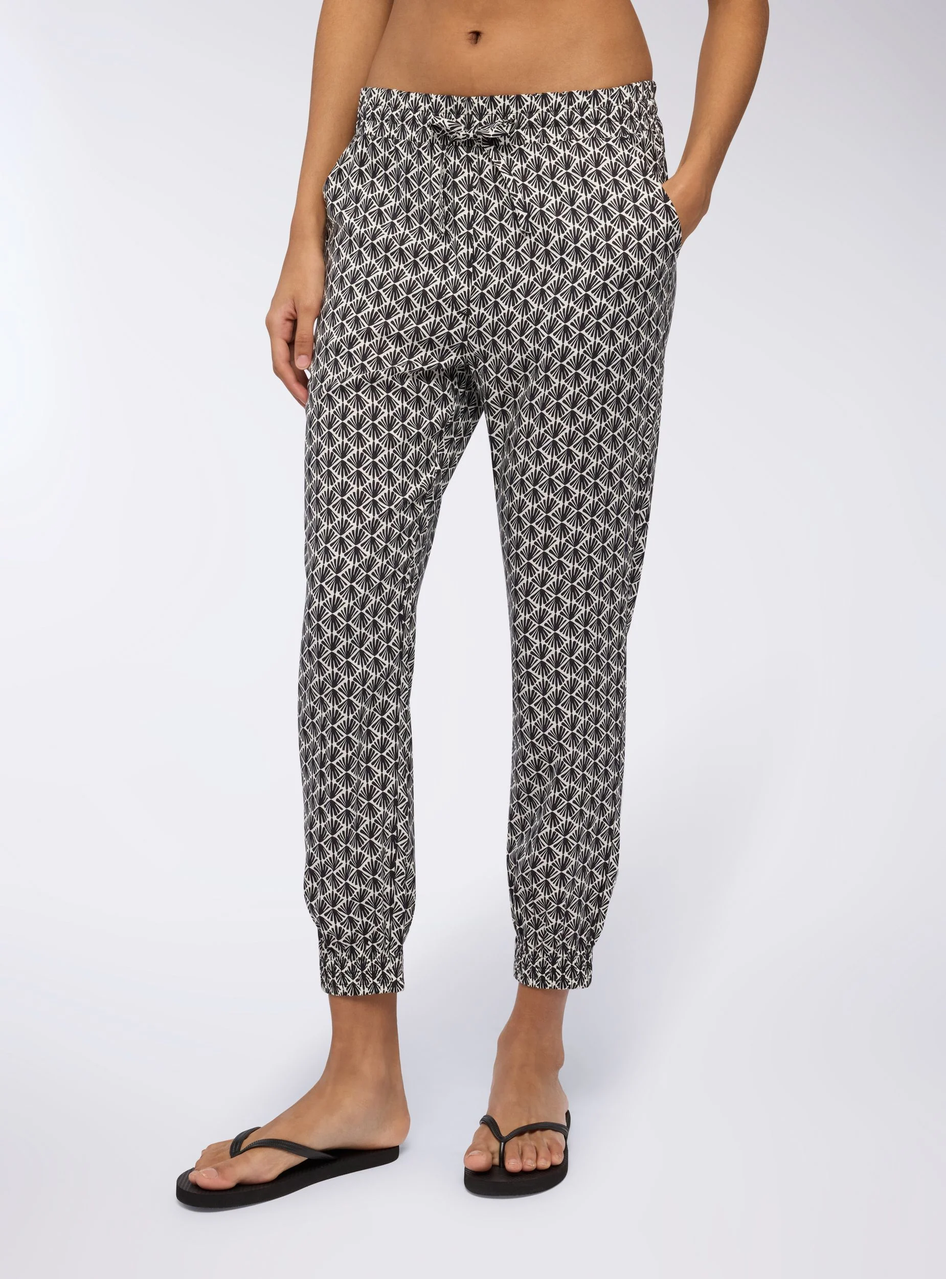 Pantaloni jogger fantasia etnica