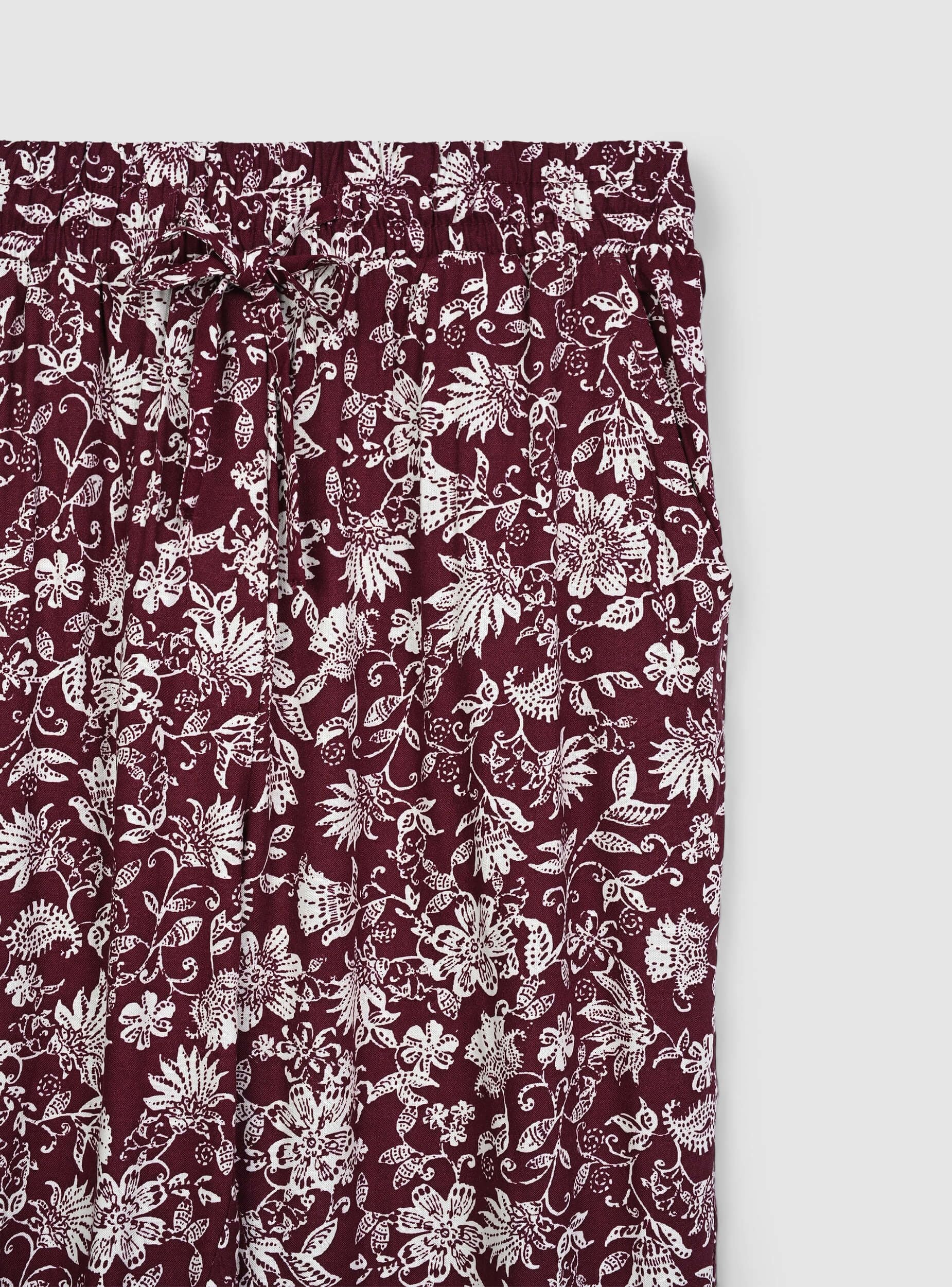 Pantaloni jogger fantasia ramage - Image 5