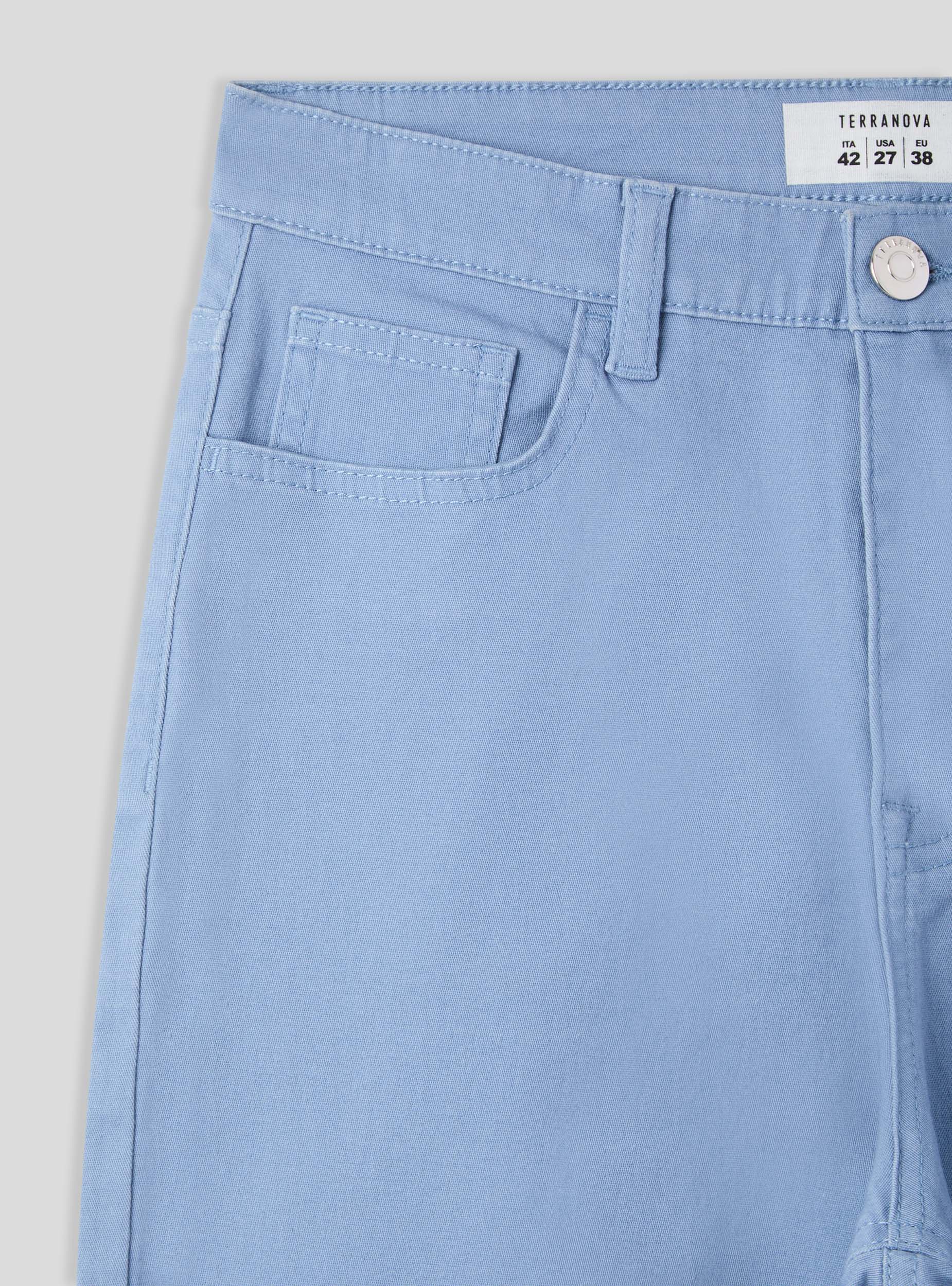 Pantaloni kick flare tinta unita - Image 6