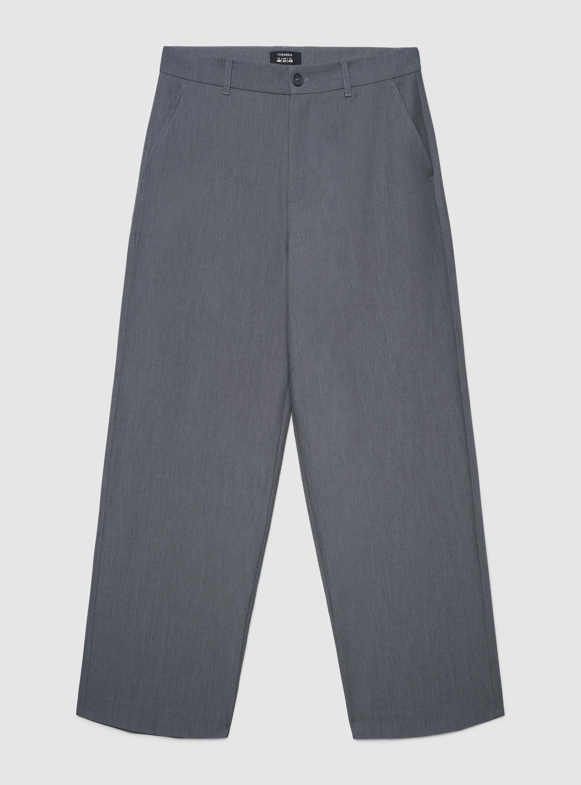 Pantaloni lunghi baggy a tinta unita - Image 5