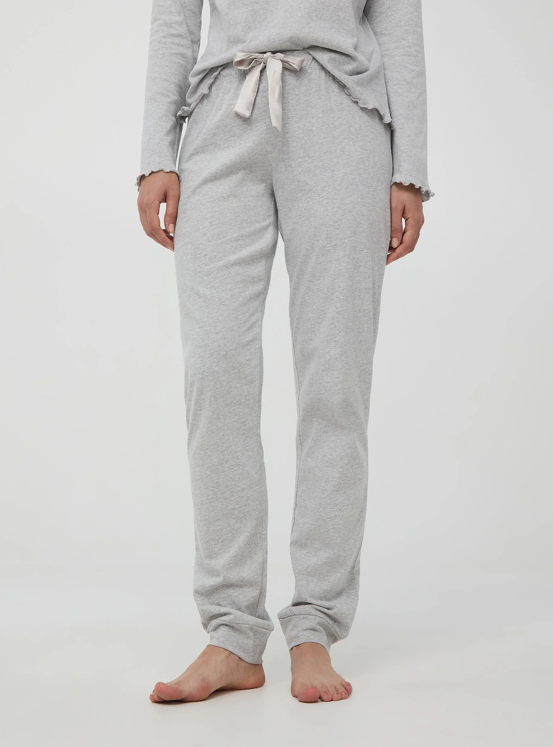 Pantaloni lunghi pigiama con coulisse