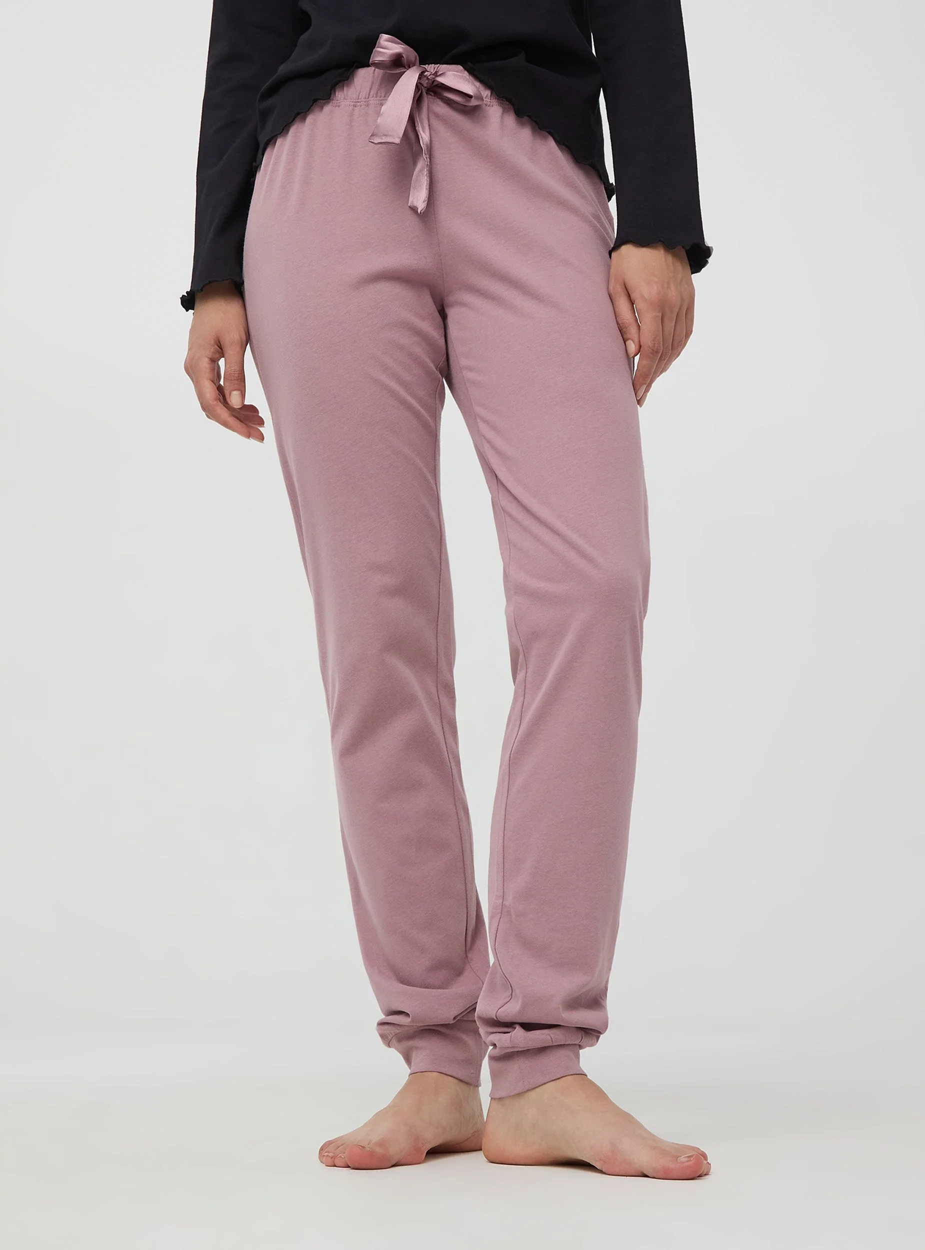 Pantaloni lunghi pigiama con coulisse - Image 2