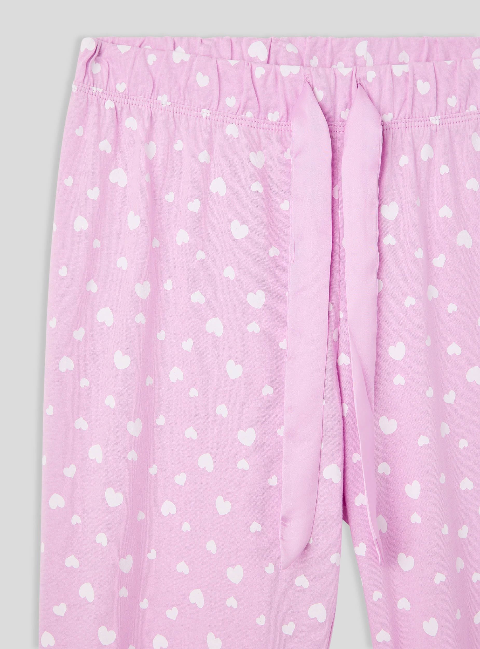 Pantaloni lunghi pigiama con cuori e cuolisse - Image 6