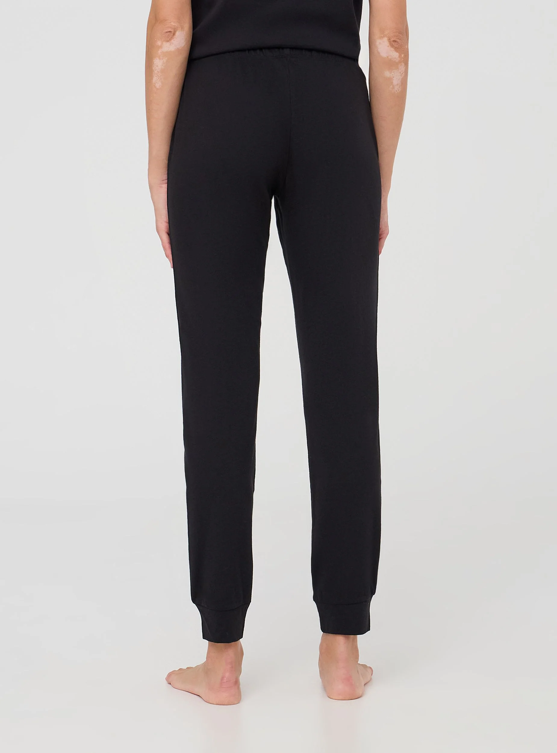 Pantaloni lunghi pigiama tinta unita con coulisse